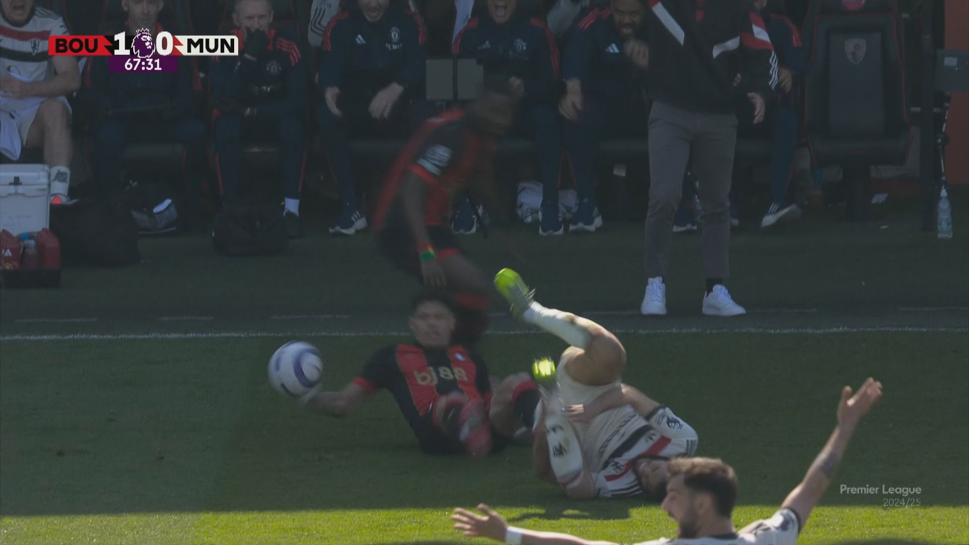 英超　般尼茅夫 1:1 曼聯