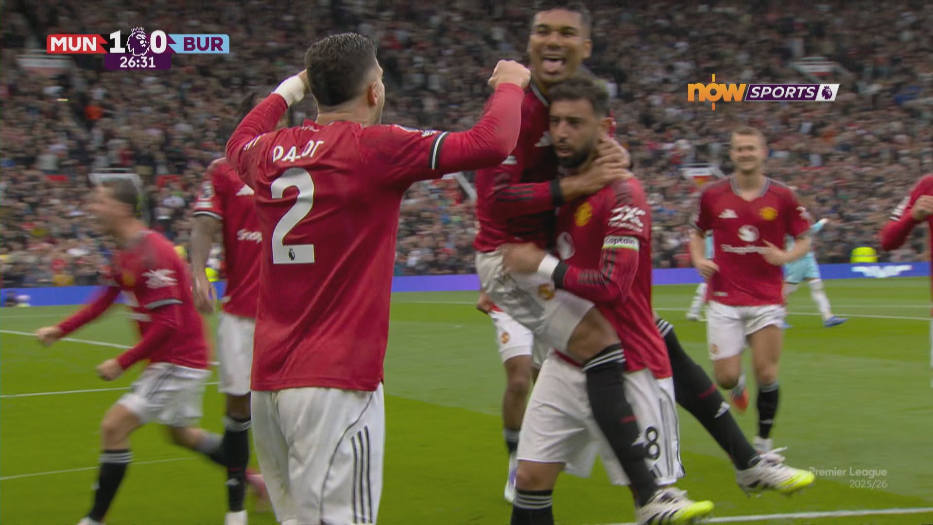 英超　曼聯 3:2 般尼