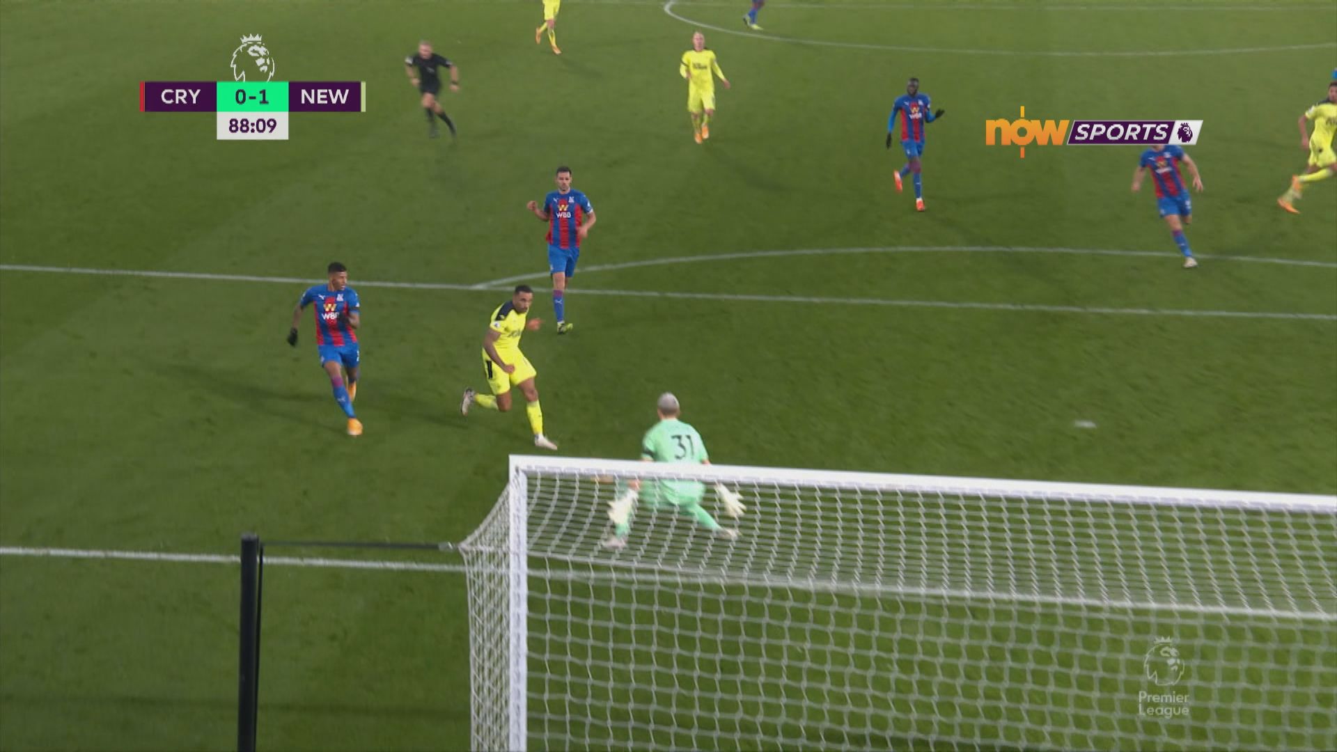 英超　水晶宮0:2紐卡素