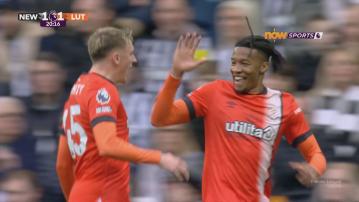 英超 紐卡素 4:4 盧頓