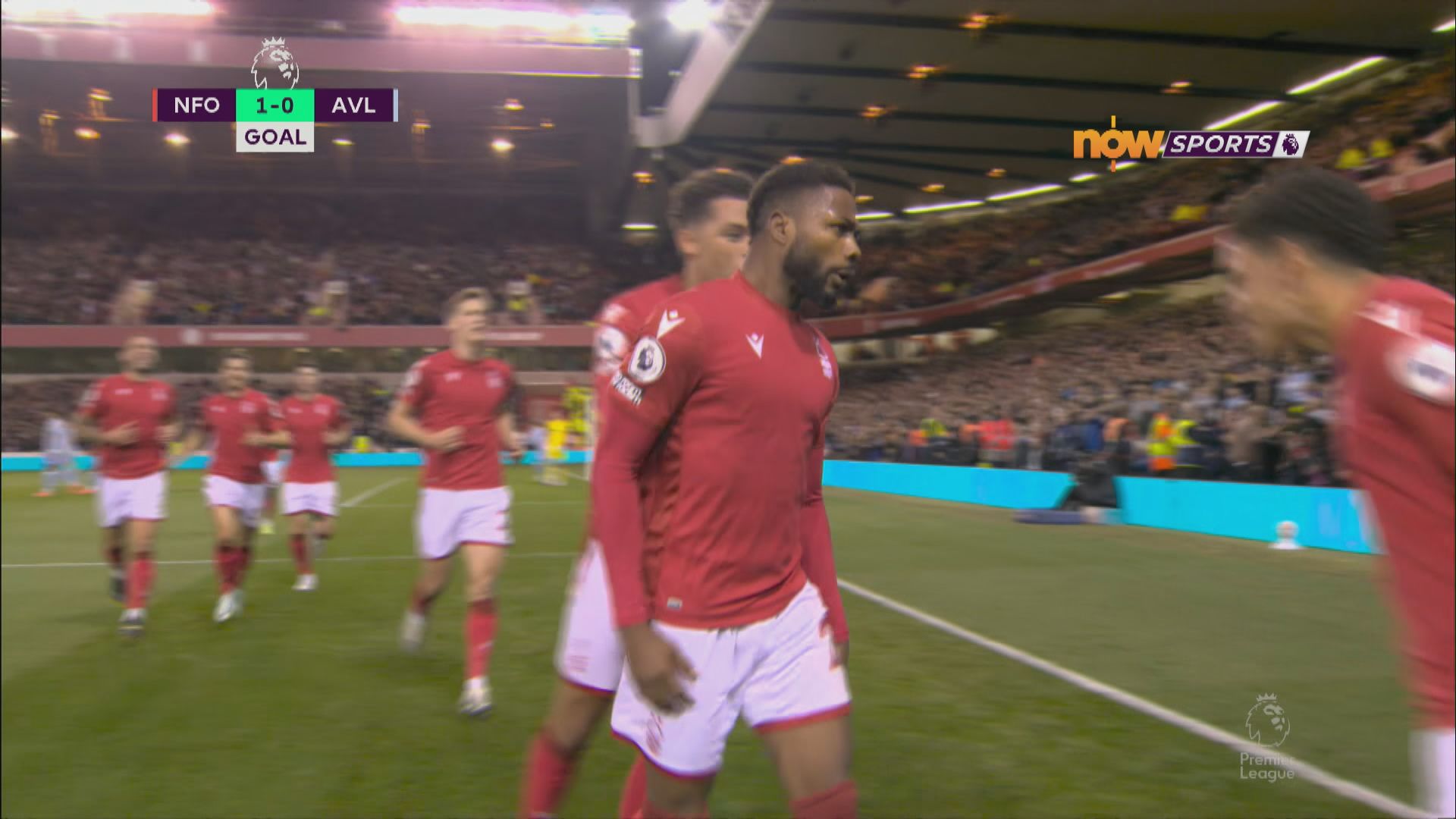 英超　諾定咸森林1:1阿士東維拉