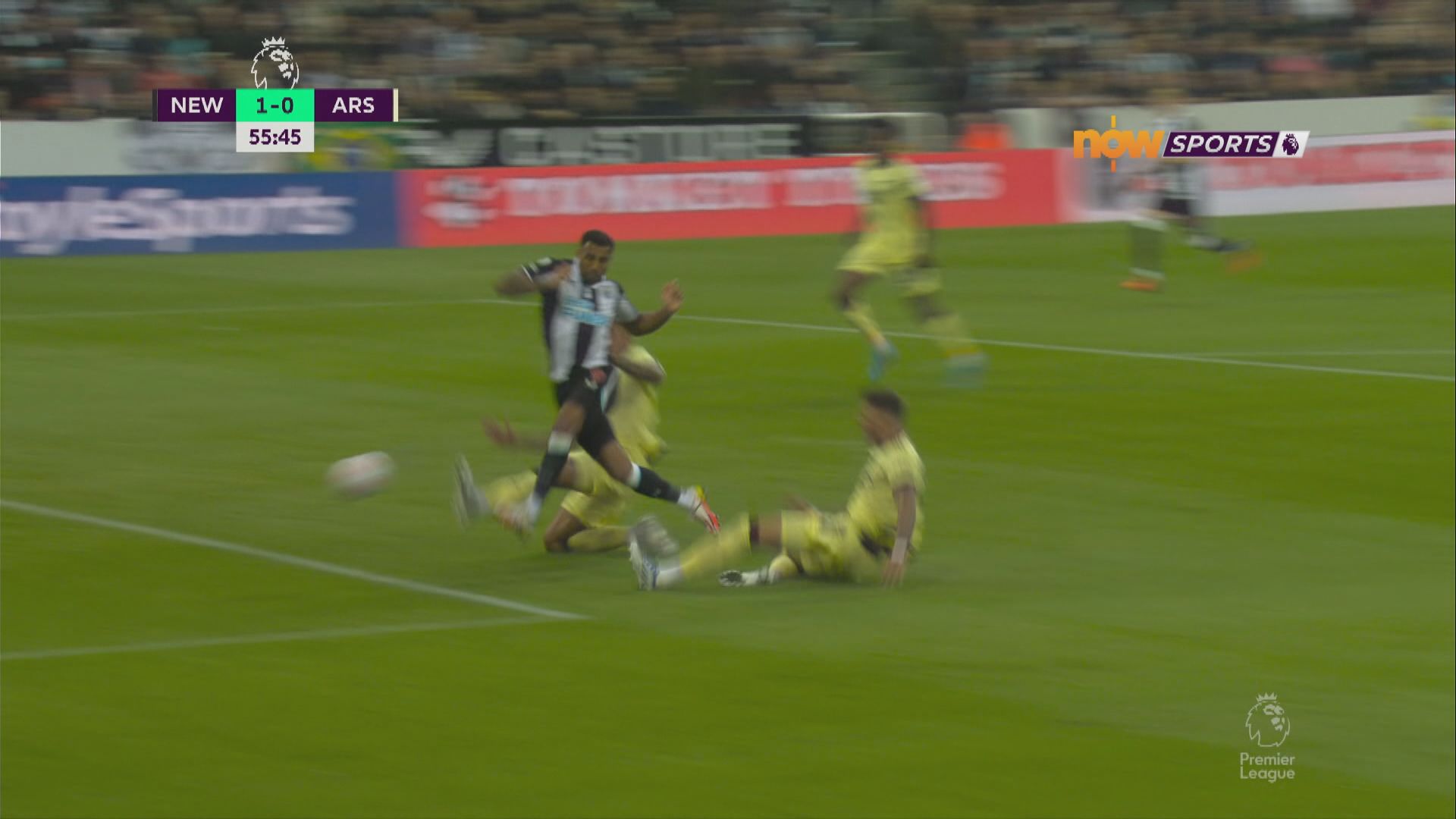 英超　紐卡素2：0阿仙奴