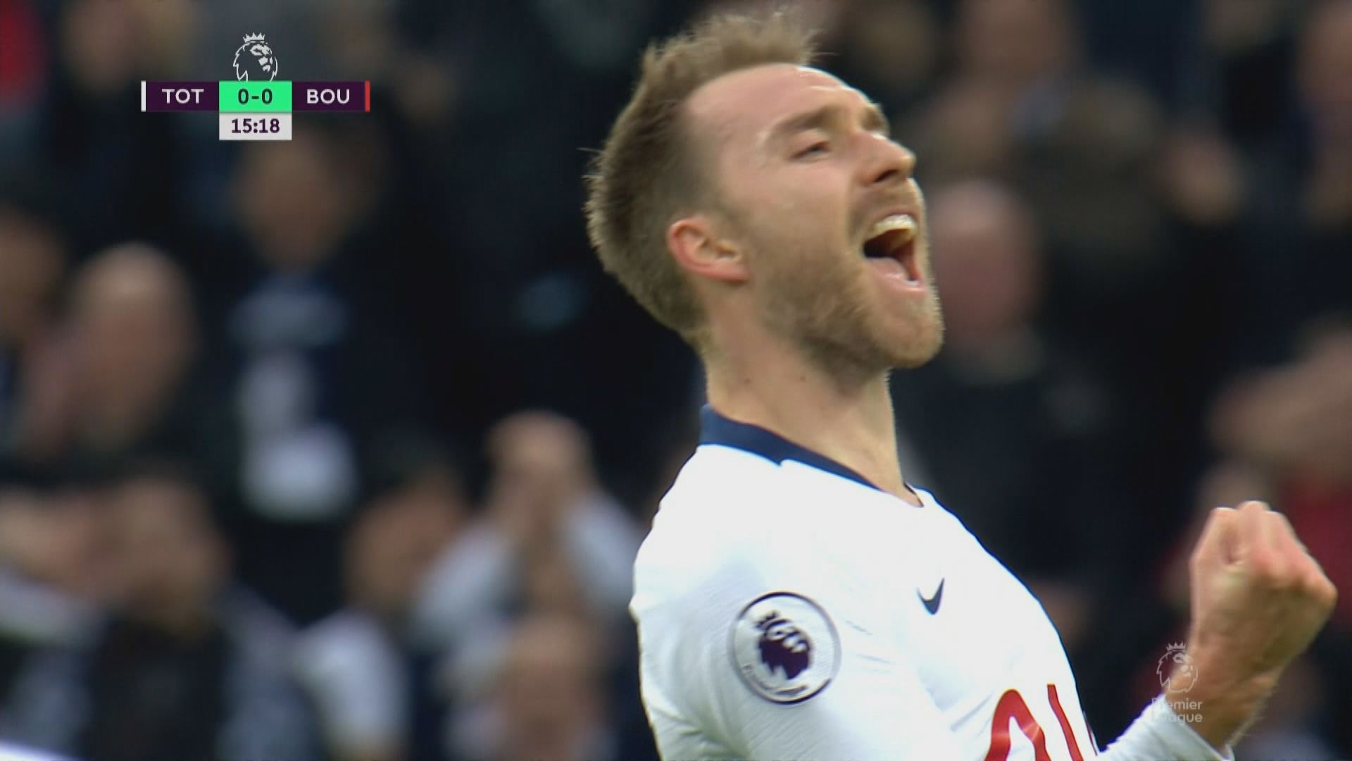 英超　熱刺 5:0 般尼茅夫