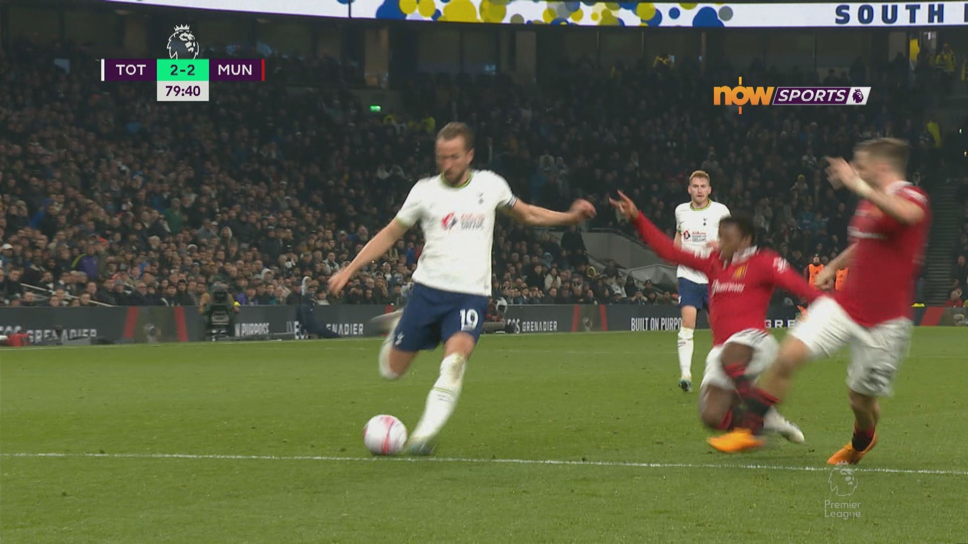 英超　熱刺 2:2 曼聯