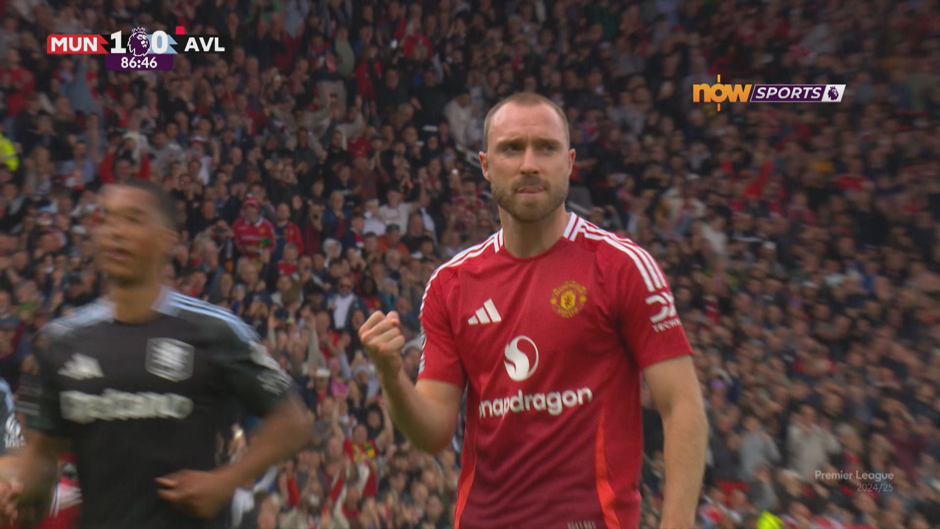 英超　曼聯 2:0 阿士東維拉