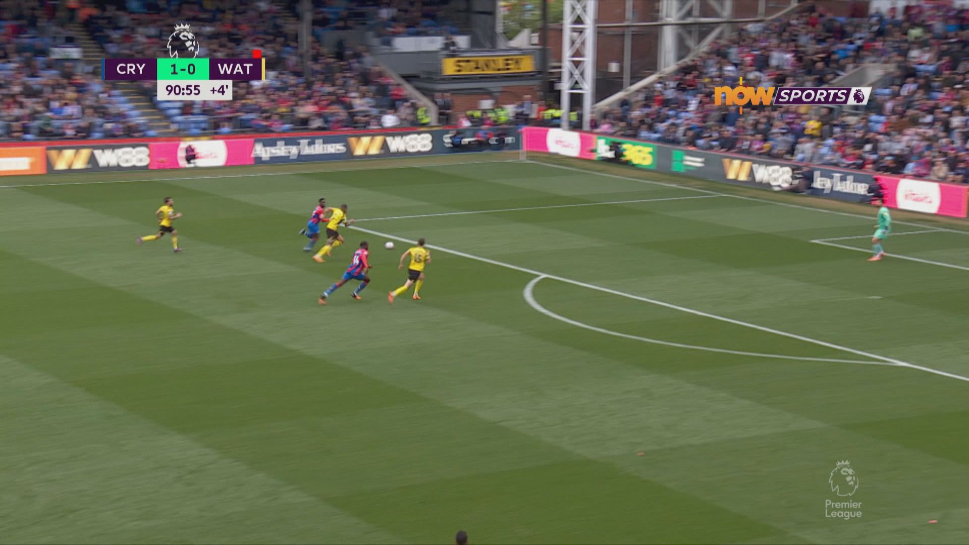 英超　水晶宮1:0屈福特