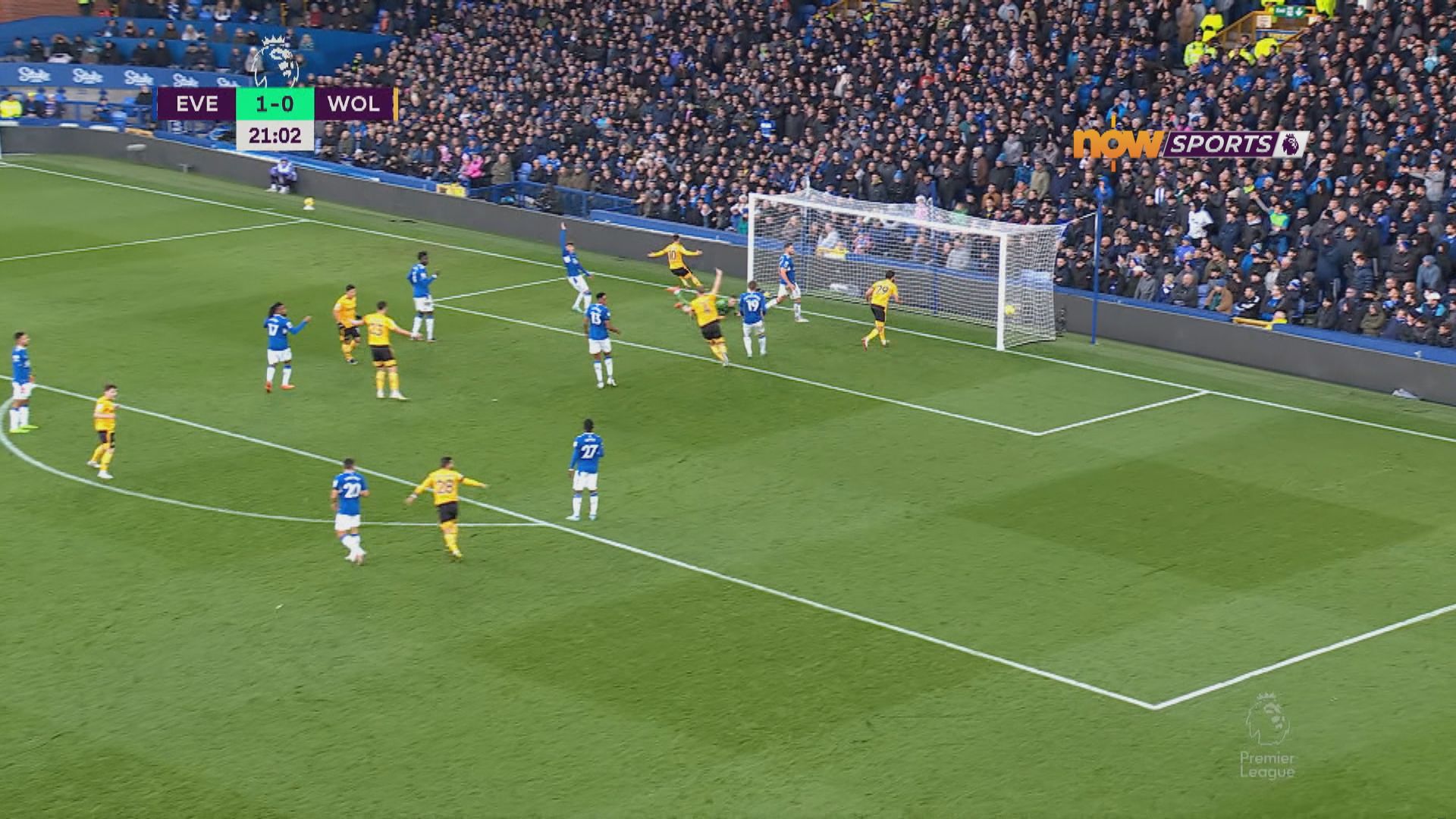 英超　愛華頓1：2狼隊