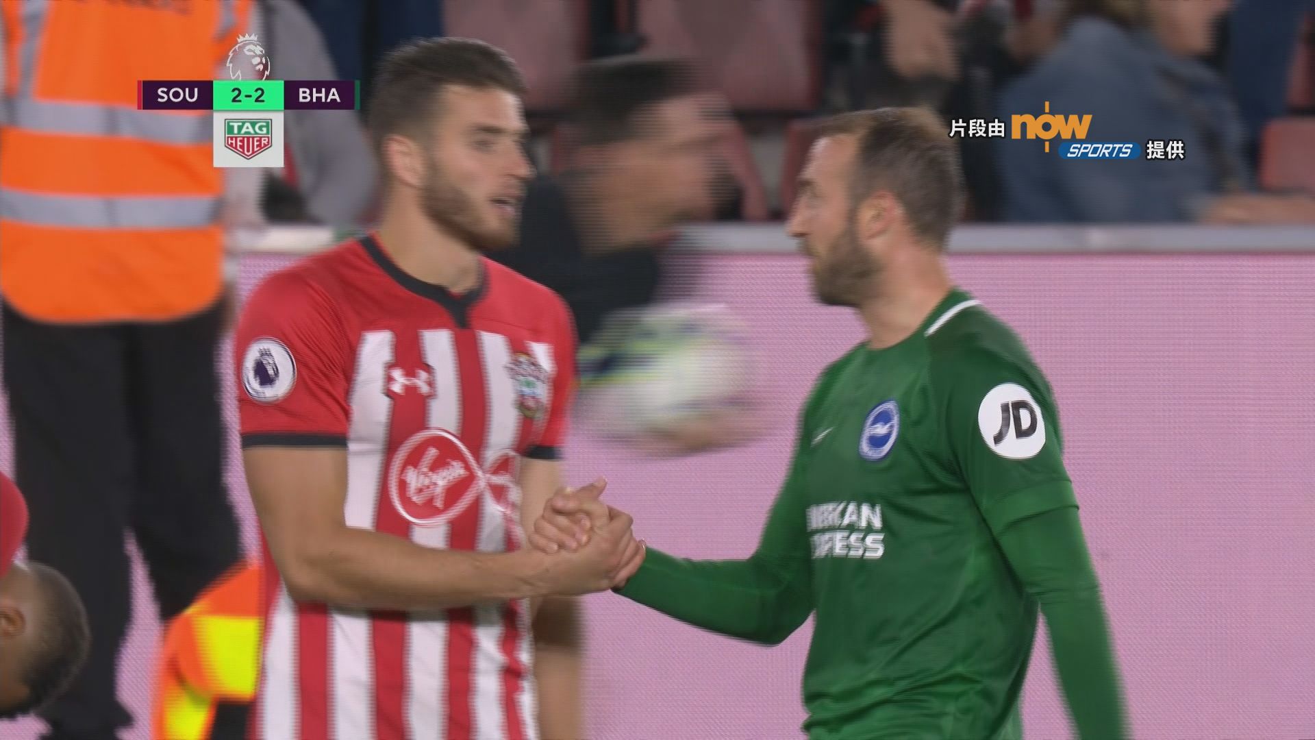 英超　修咸頓2:2白禮頓