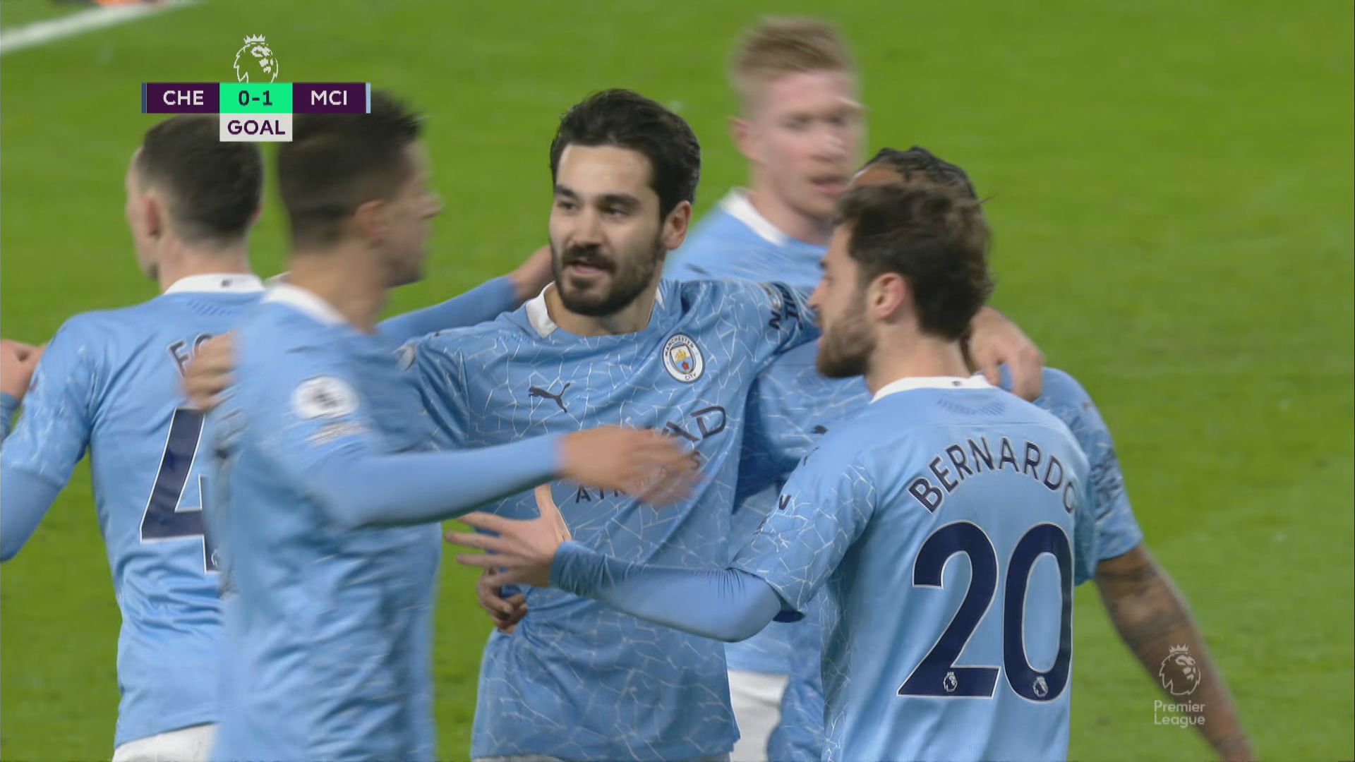 英超　車路士1:3曼城