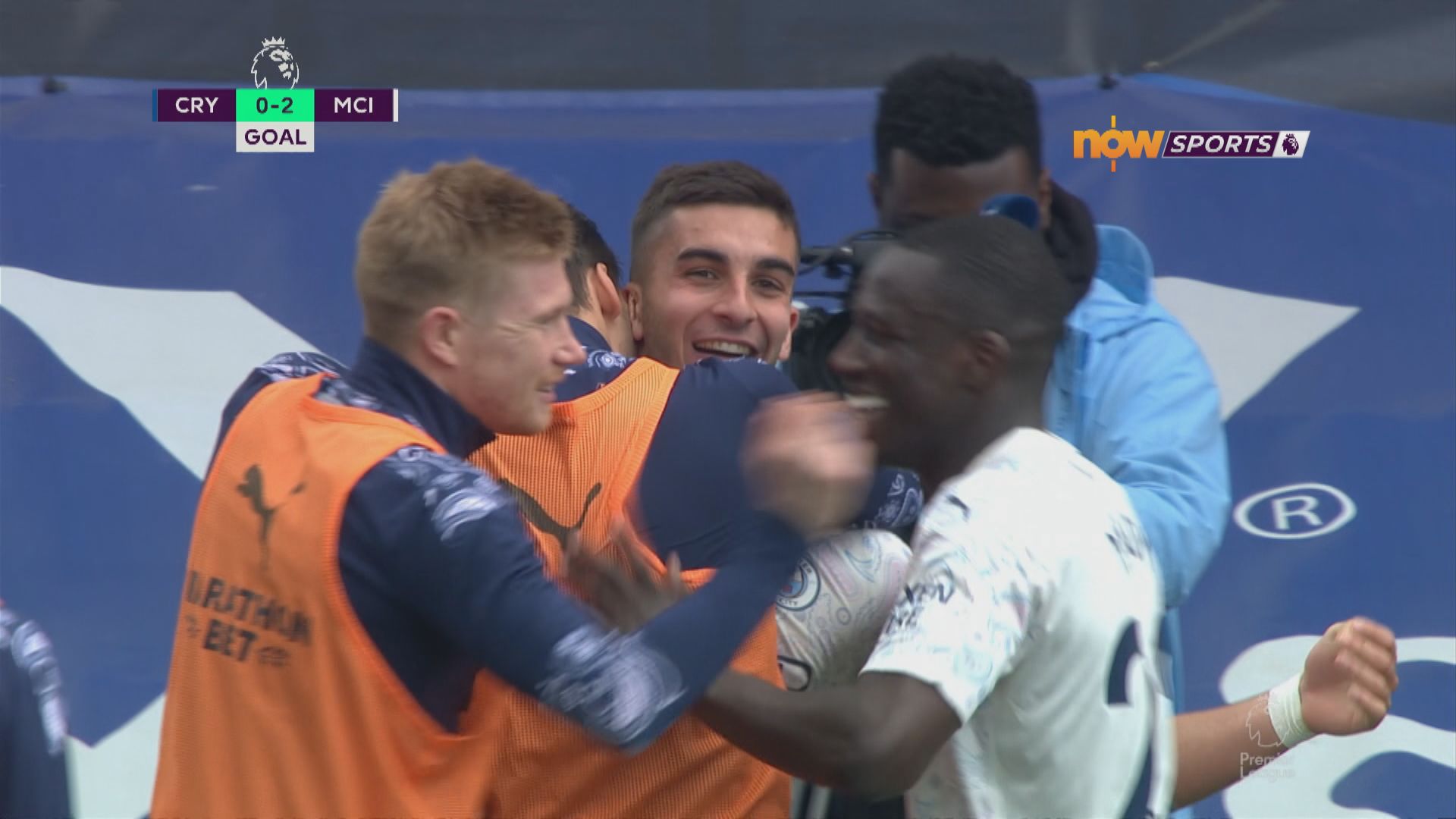 英超　水晶宮0:2曼城