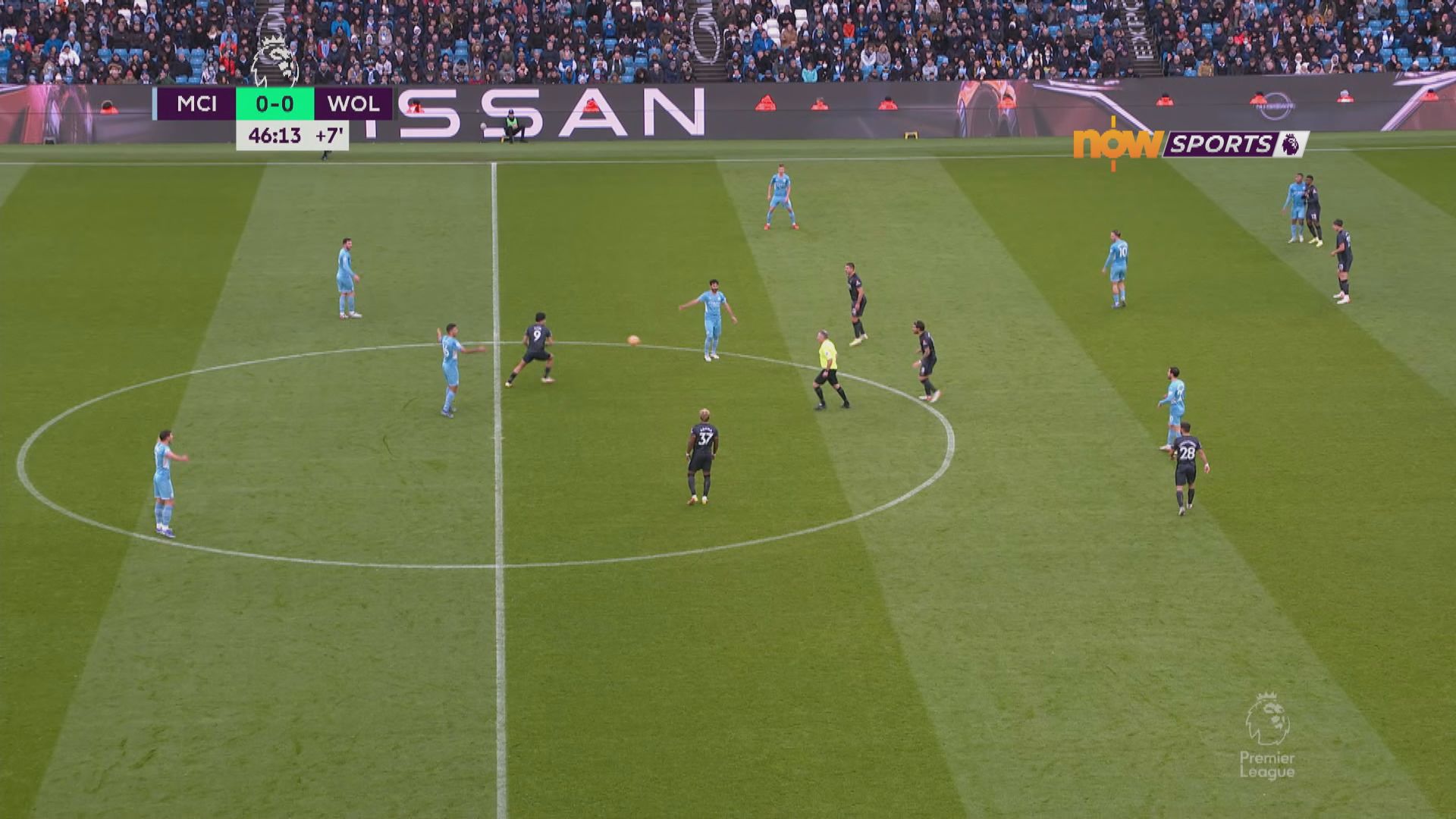 英超　曼城1:0狼隊