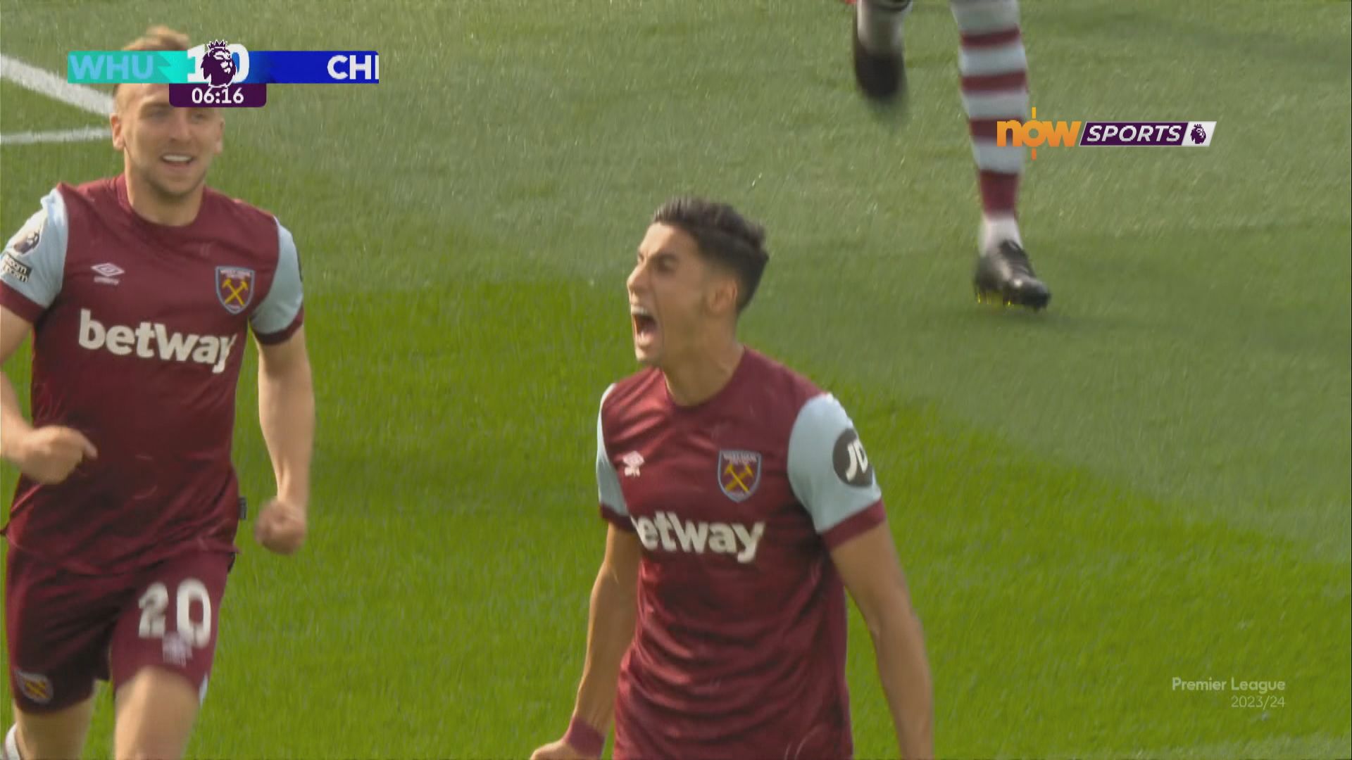 英超 韋斯咸 3:1 車路士