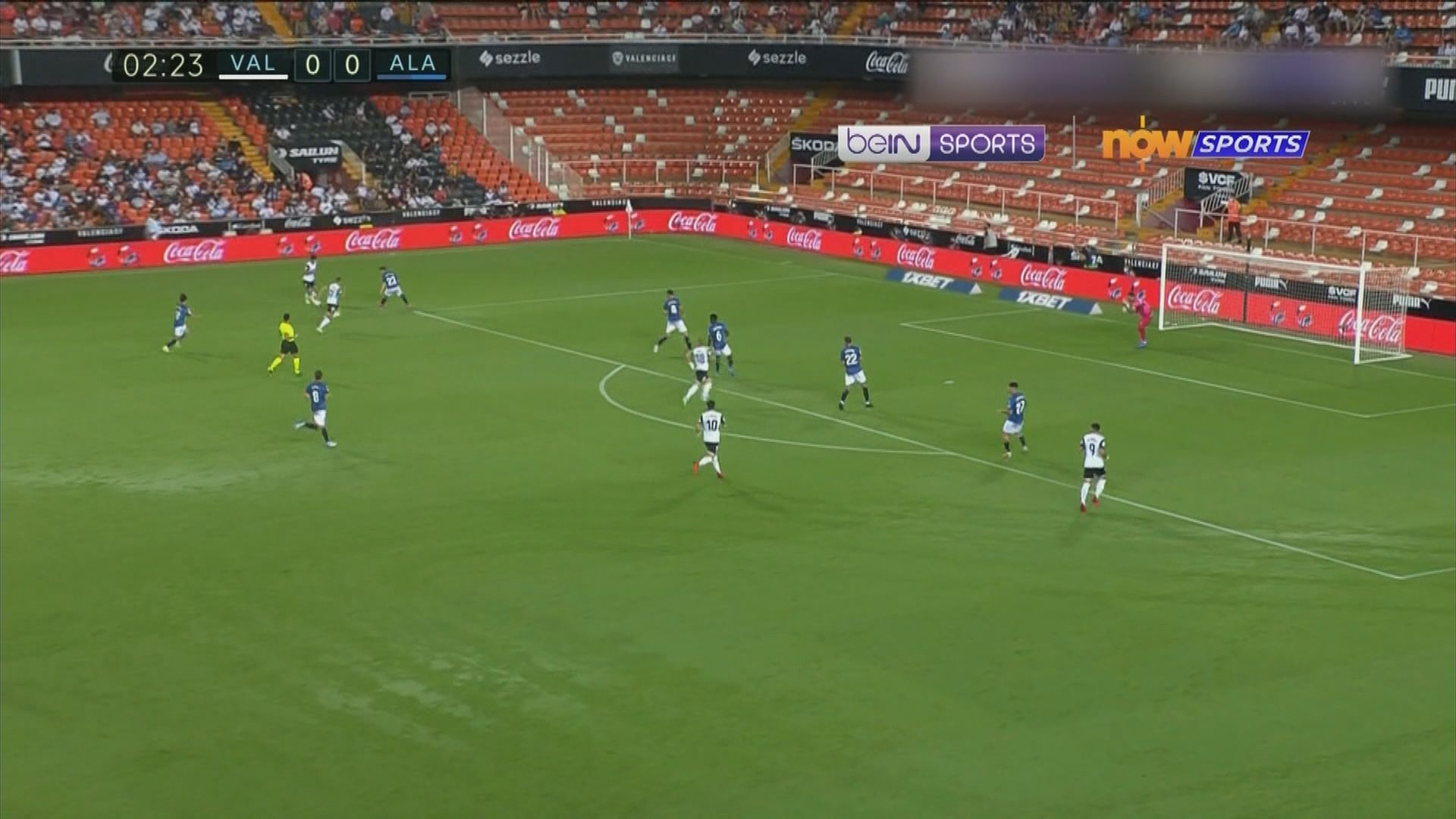 西甲　華倫西亞3:0艾拉維斯