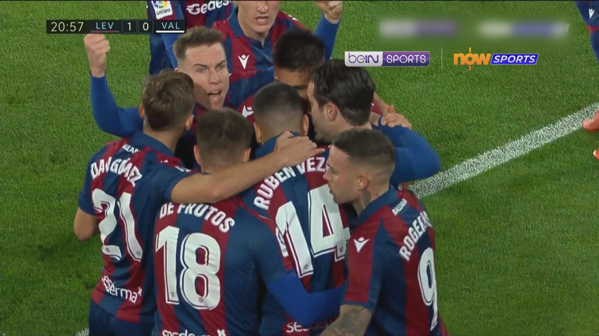 西甲　利雲特3:4華倫西亞