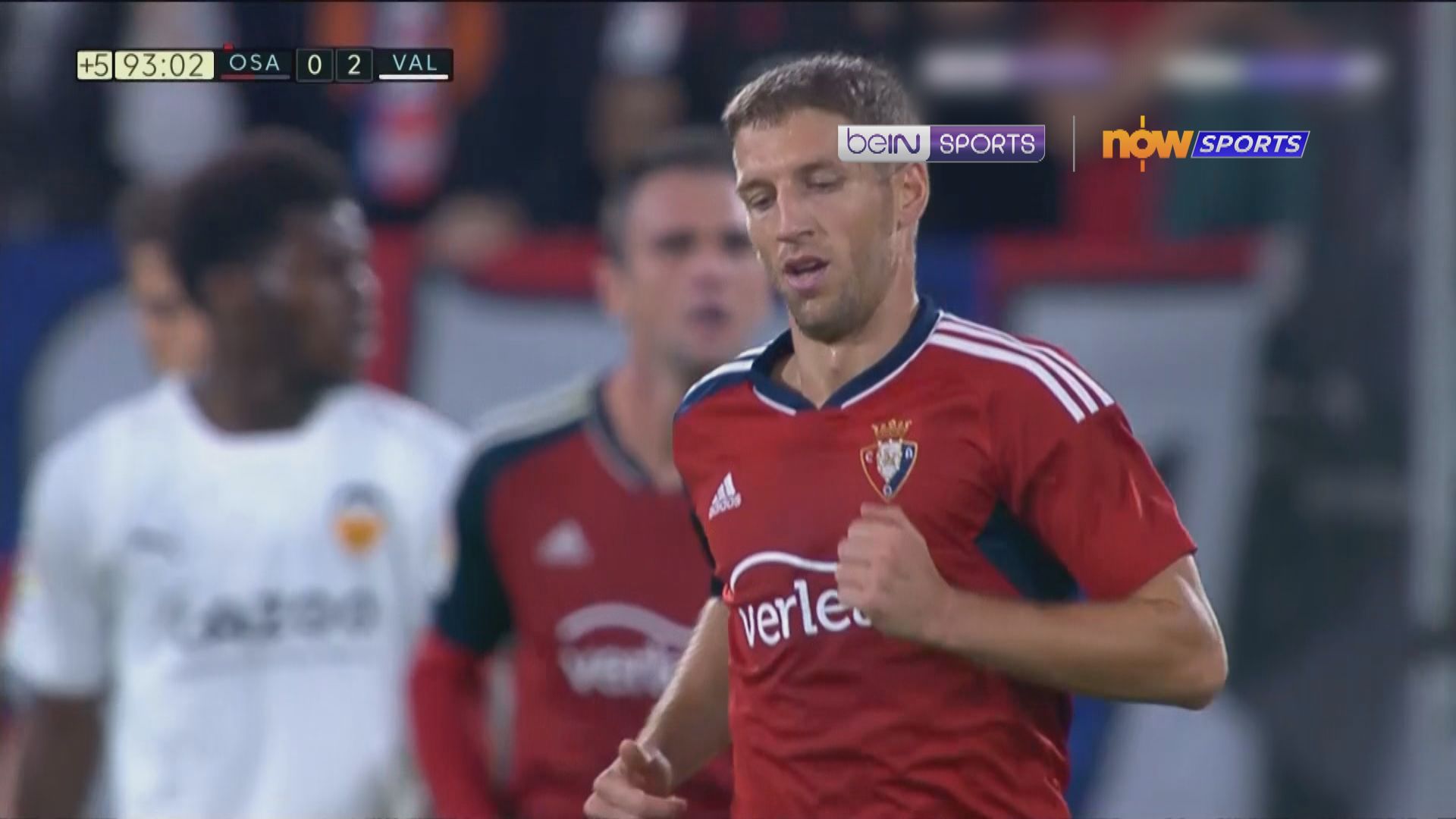 西甲　奧沙辛拿1:2華倫西亞