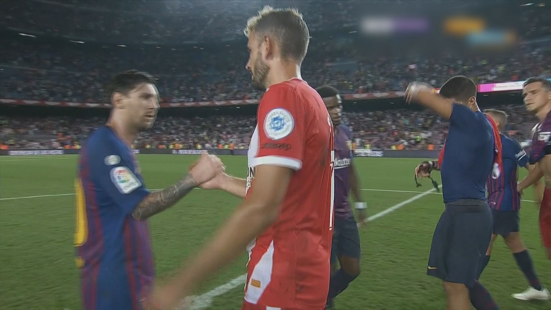 西甲　巴塞羅那2:2基朗拿