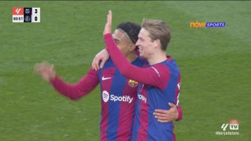 西甲 巴塞羅那 4:0 基達菲