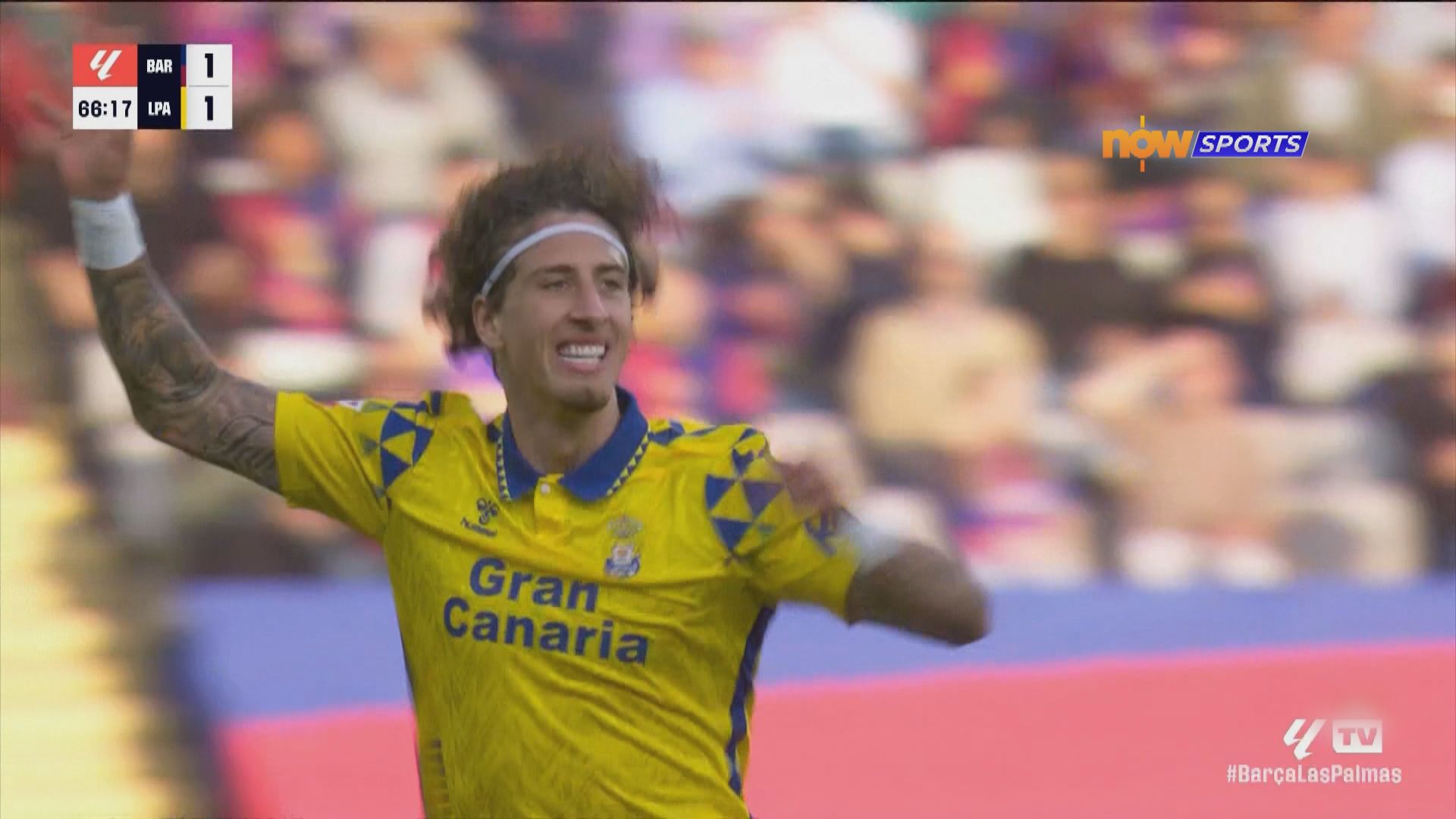 西甲　巴塞羅那 1:2 拉斯帕馬斯