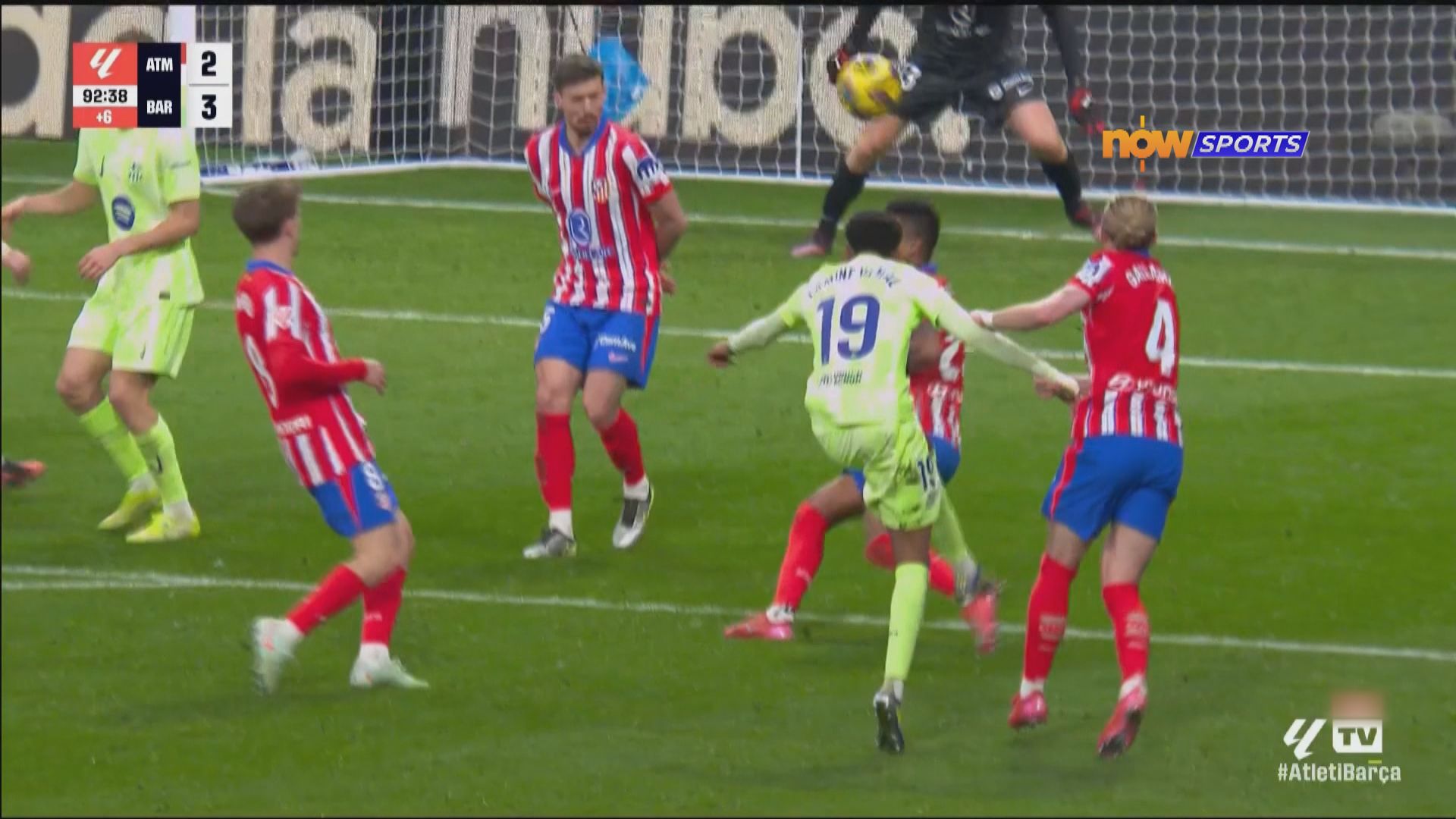 西甲　馬德里體育會 2:4 巴塞羅那