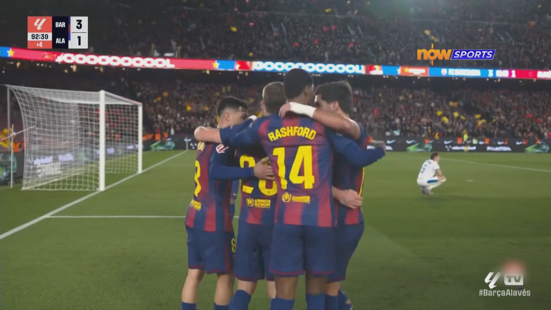 西甲　巴塞羅那 3:1 艾拉維斯