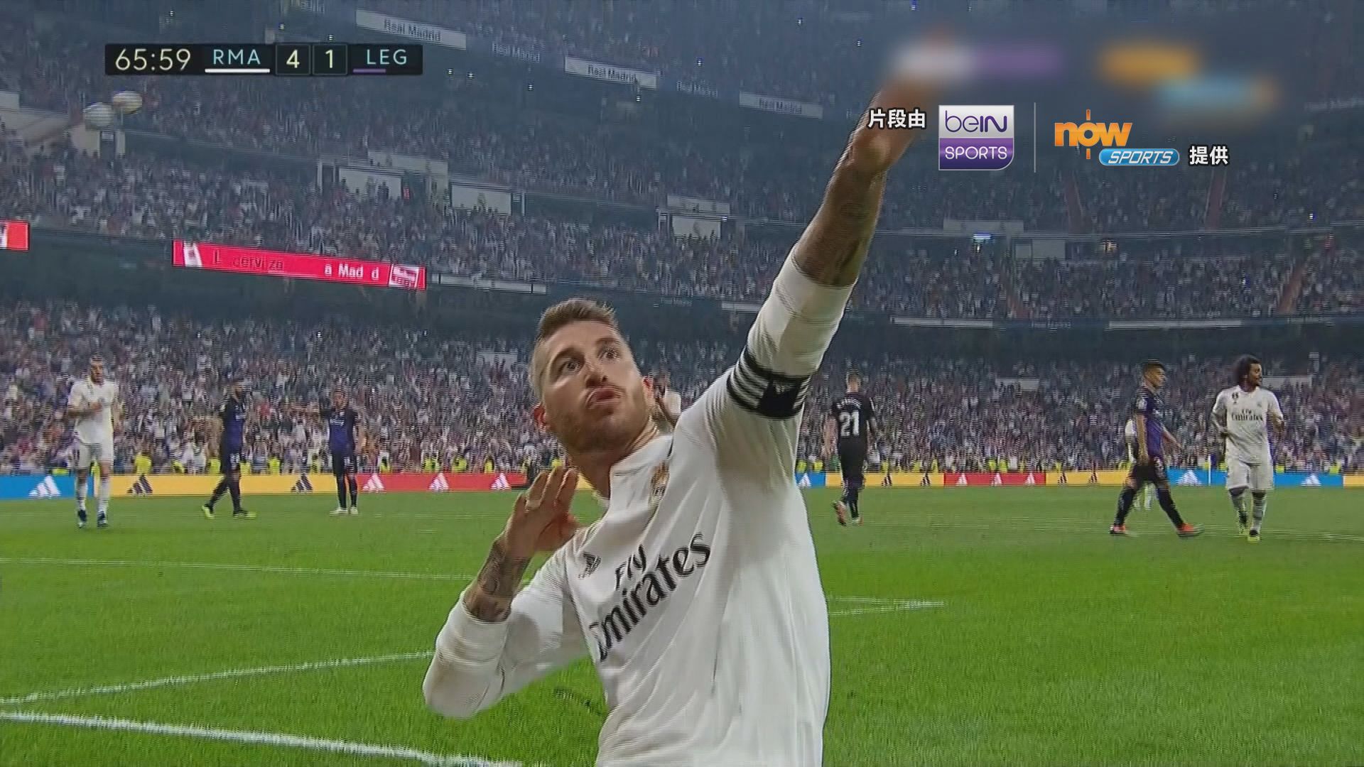 西甲　皇家馬德里4:1利根尼斯