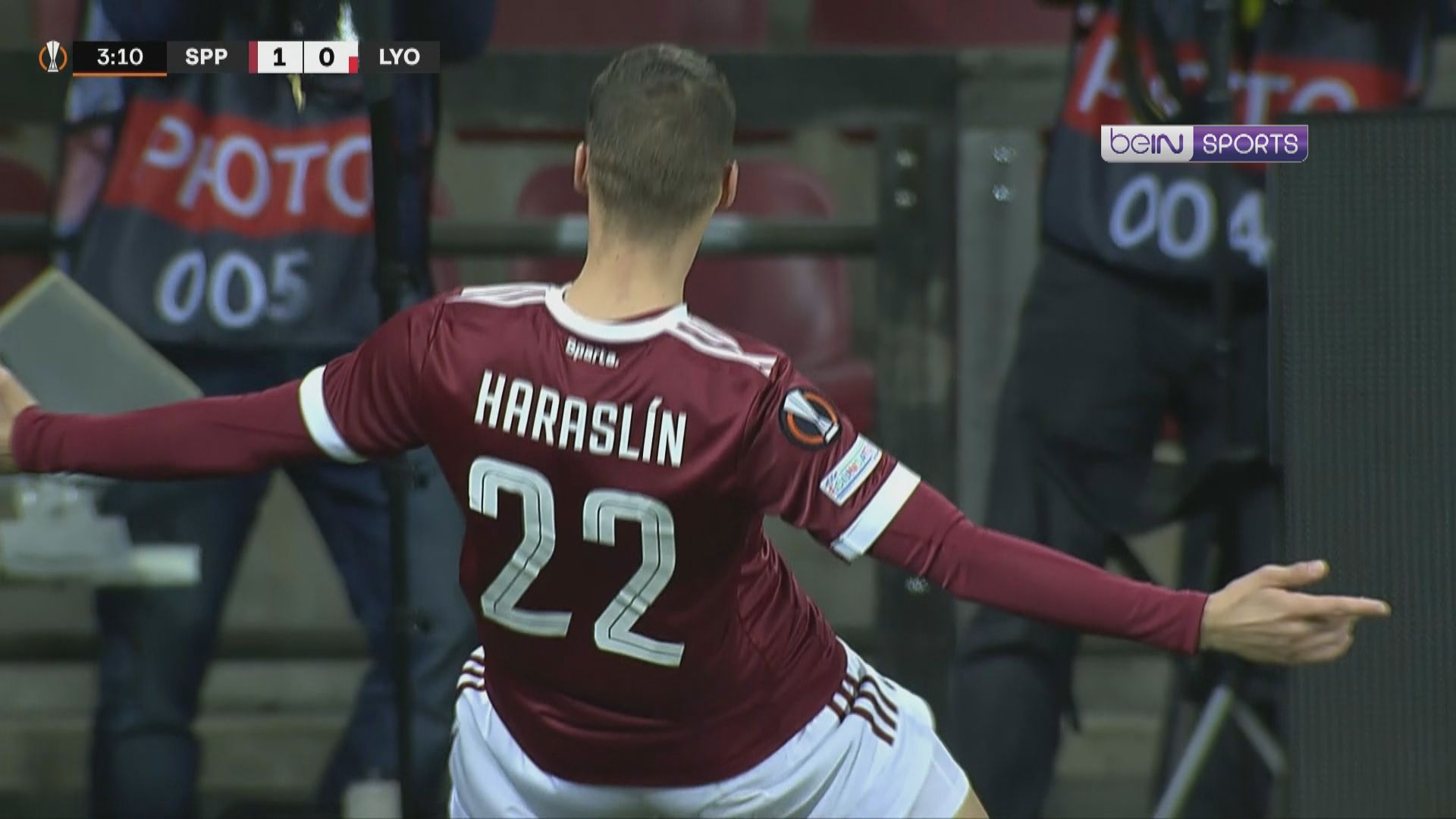 歐霸盃　布拉格斯巴達3:4里昂