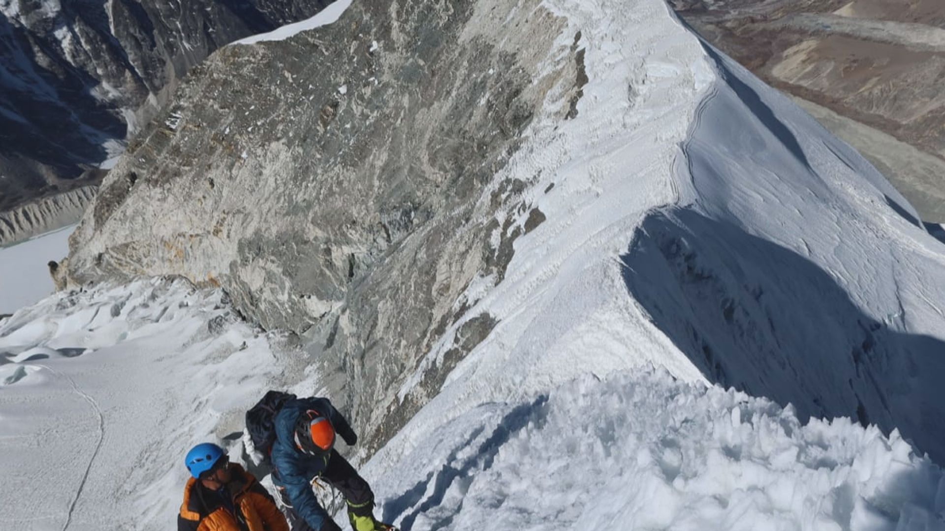 曾志成曾朗傑父子登上珠穆朗瑪峰