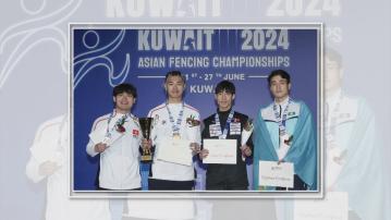 何瑋桁及吳浩天亞錦賽重劍摘冠亞創歷史