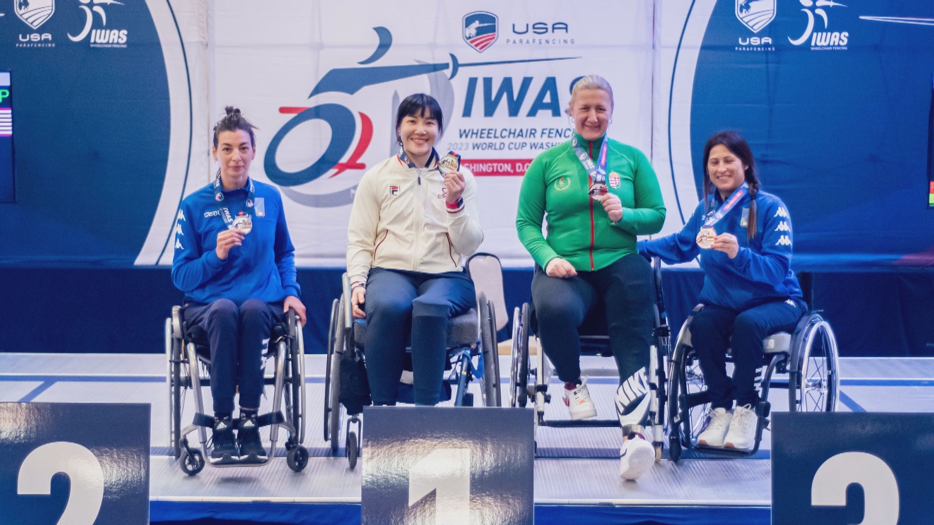 輪椅劍擊世界盃　余翠怡美國站花劍封后