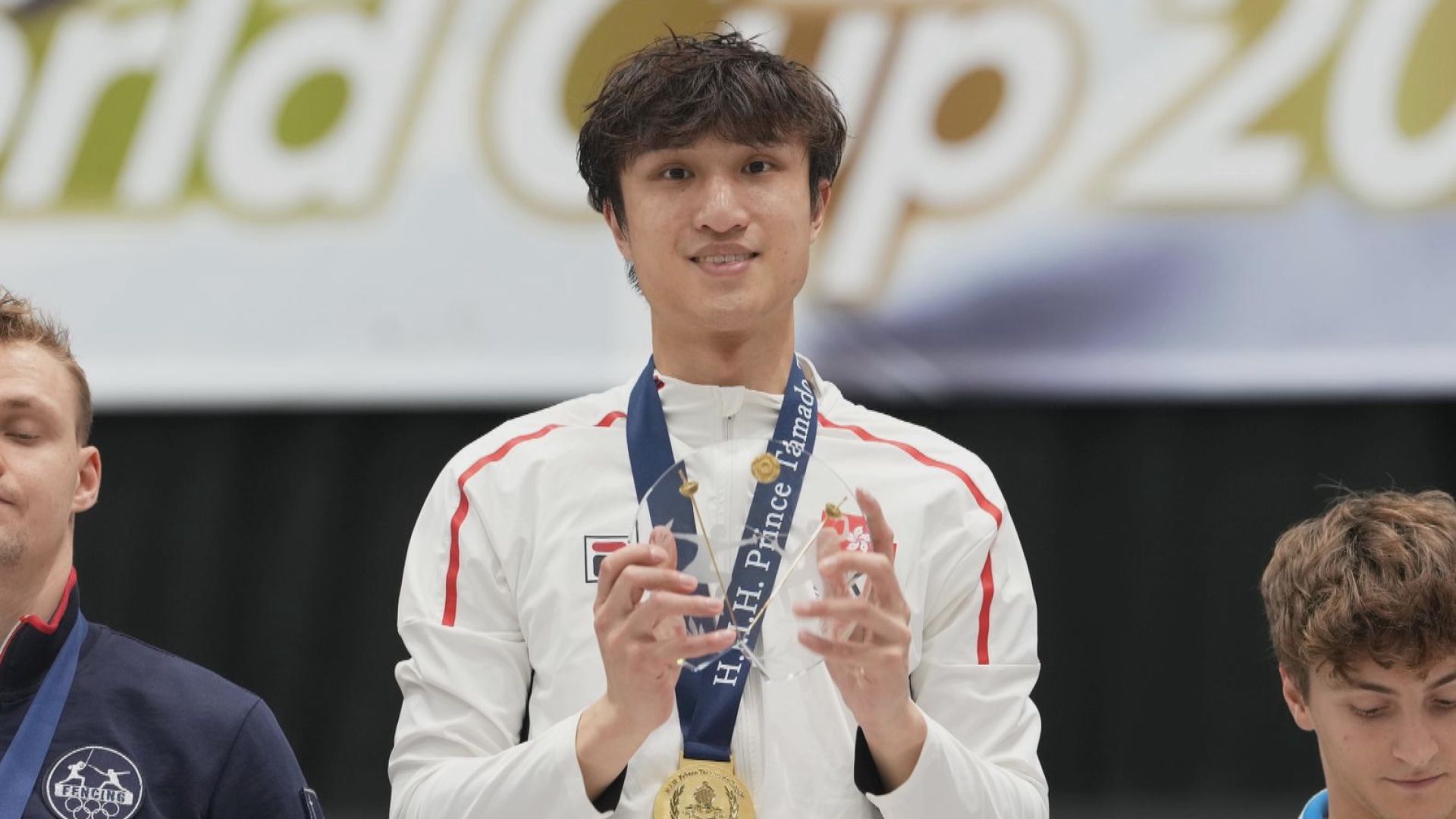 男子花劍世界盃福岡站　蔡俊彥摘金