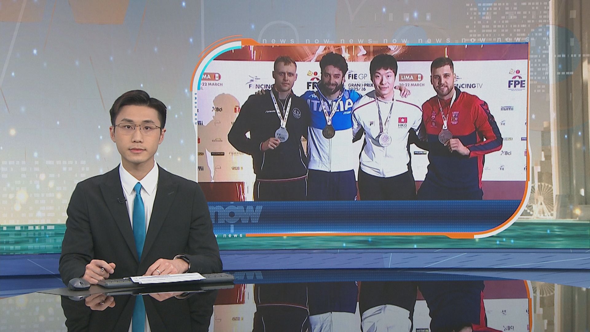 花劍大獎賽秘魯站　港隊張家朗獲得銅牌