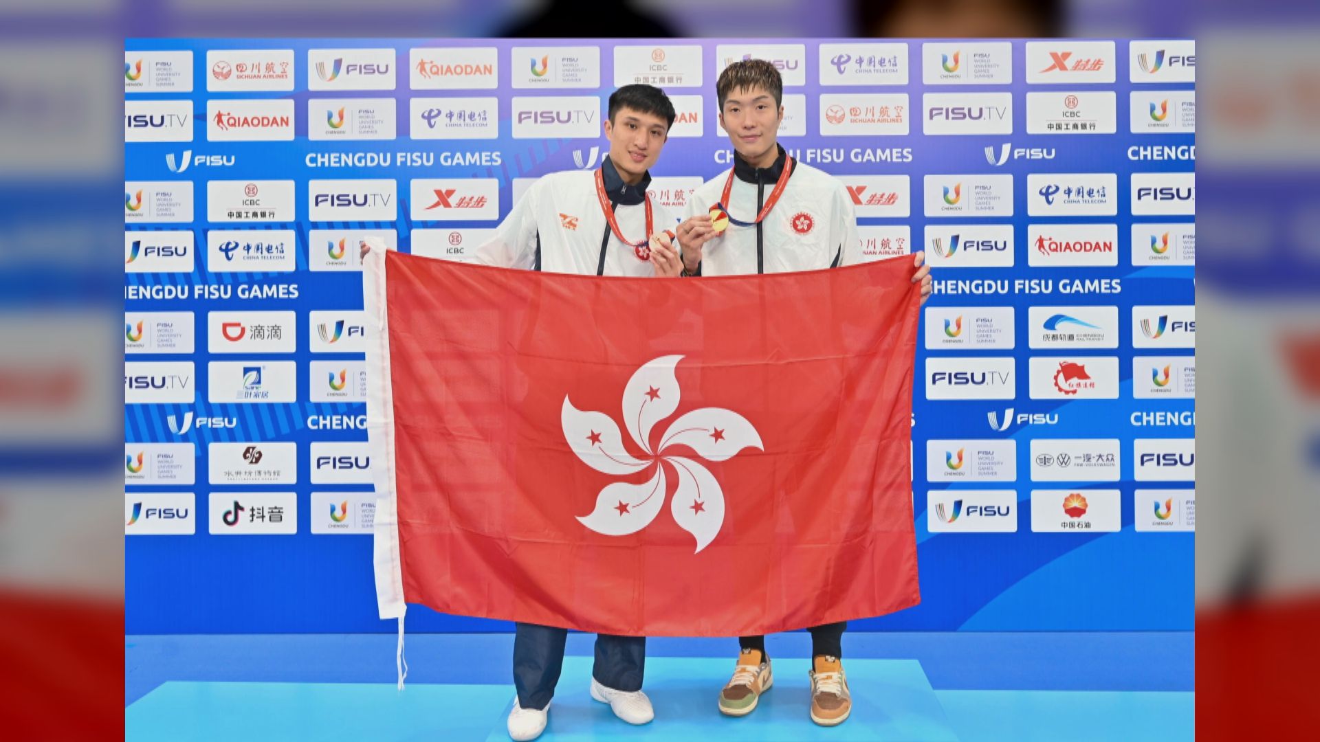 世大運 張家朗男子花劍個人賽奪金 蔡俊彥摘銅