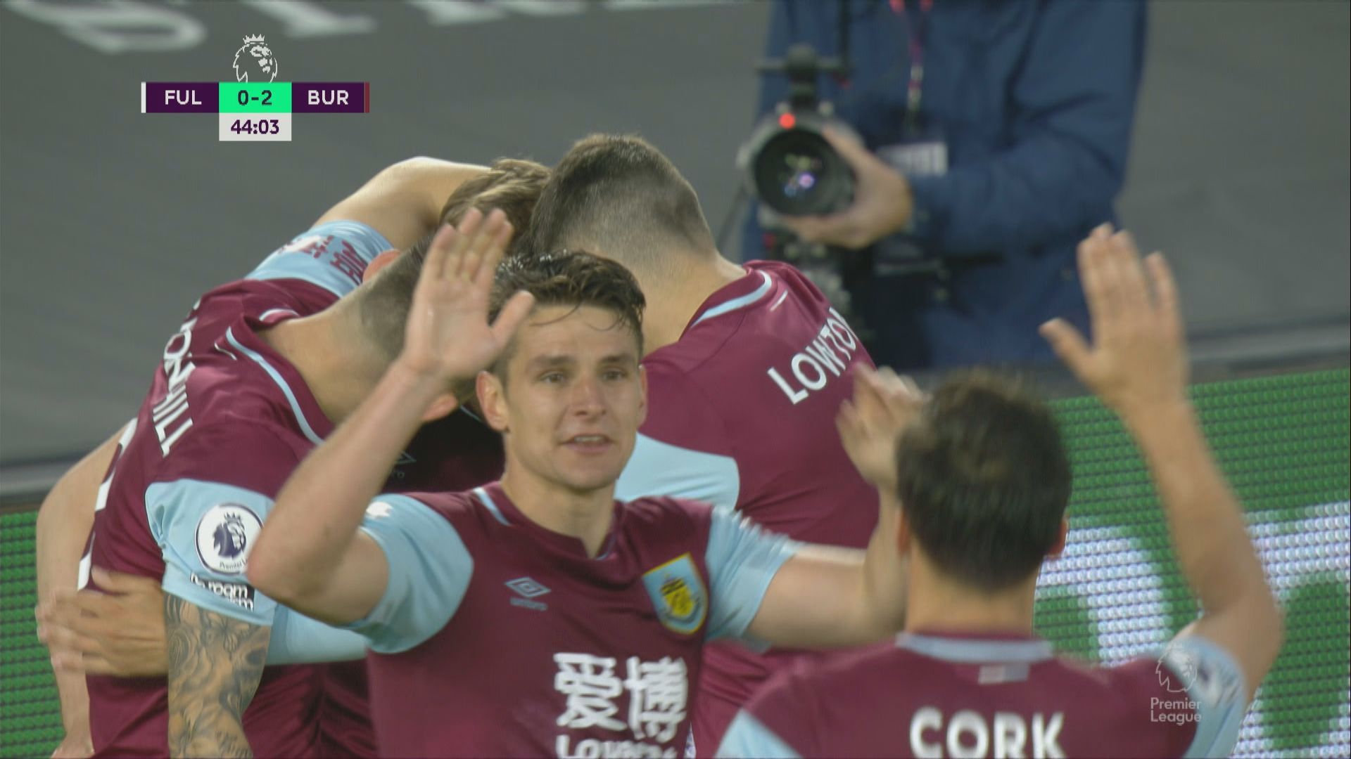 英超　富咸0:2般尼