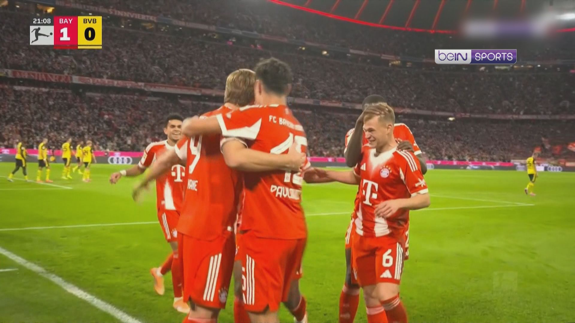 德甲　拜仁慕尼黑 2:1 多蒙特