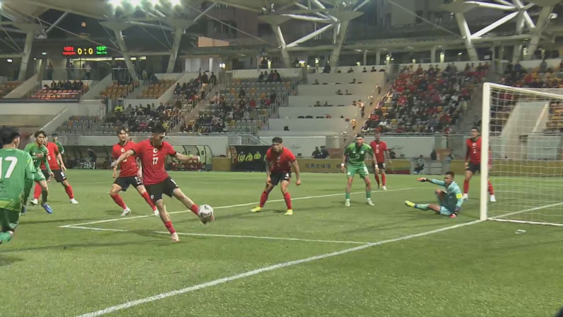 國際足球友誼賽　港隊 2:0 澳門