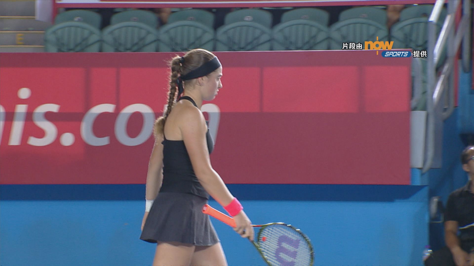 香港女子網球公開賽　奧絲塔班高出局