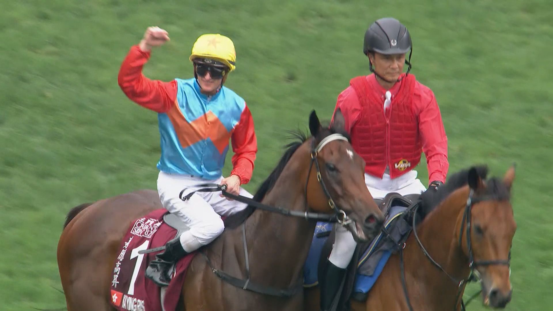 沙田馬場上演冠軍賽馬日　「嘉應高昇」膺「短途三冠王」