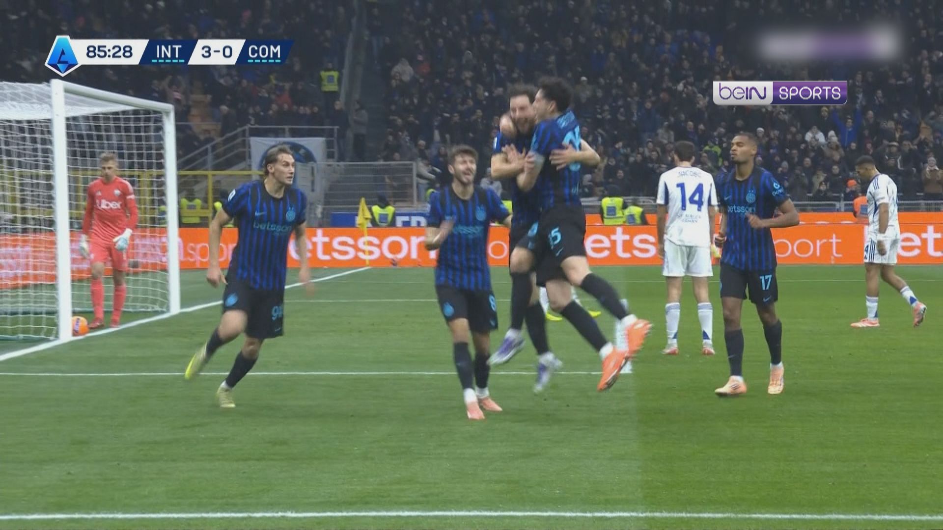 意甲　國際米蘭 4:0 科木