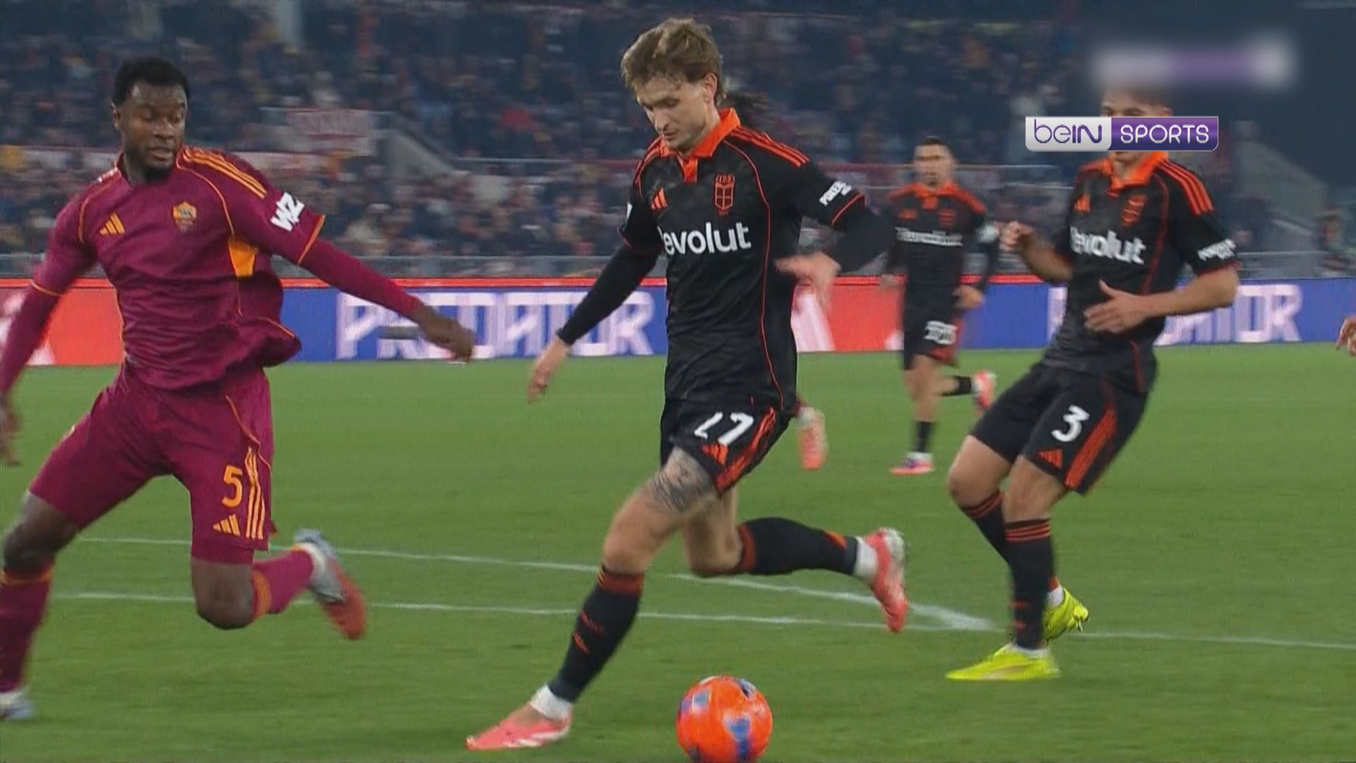 意甲　羅馬 1:0 科木