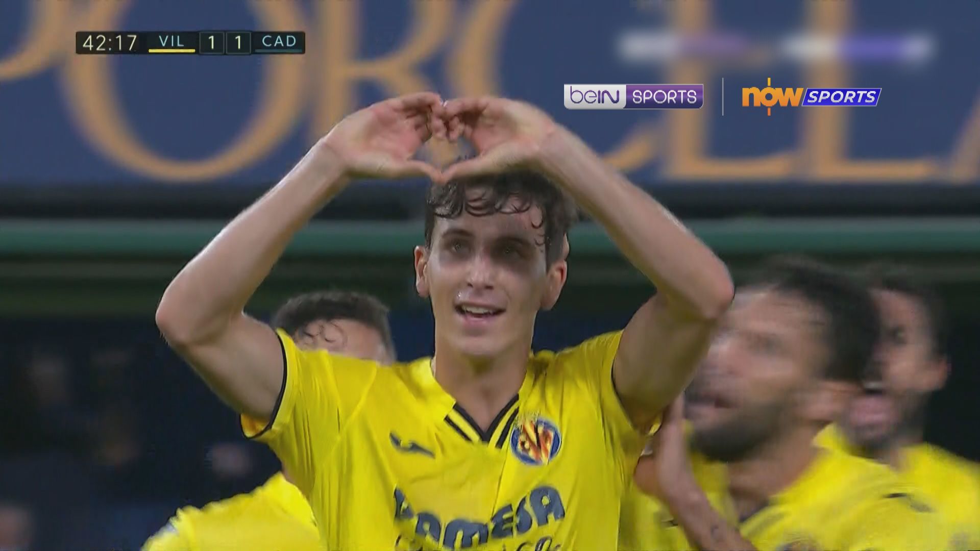 西甲　維拉利爾3:3卡迪斯