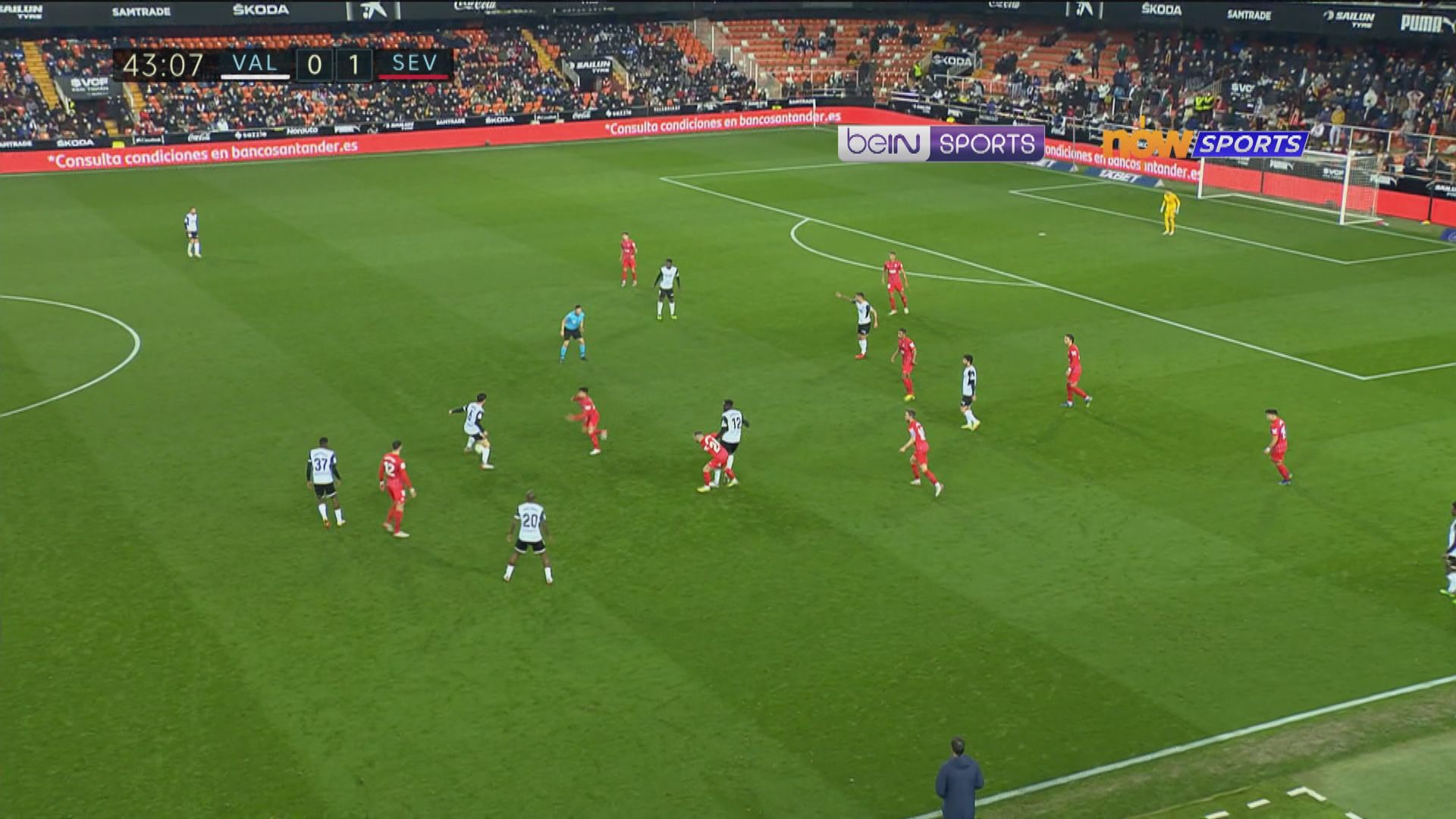 西甲　華倫西亞1:1西維爾