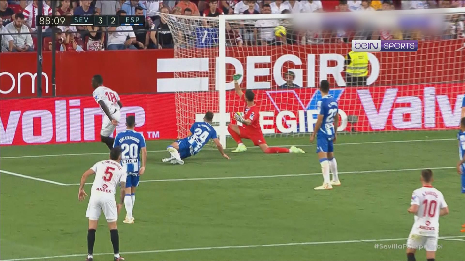 西甲　西維爾 3:2 愛斯賓奴