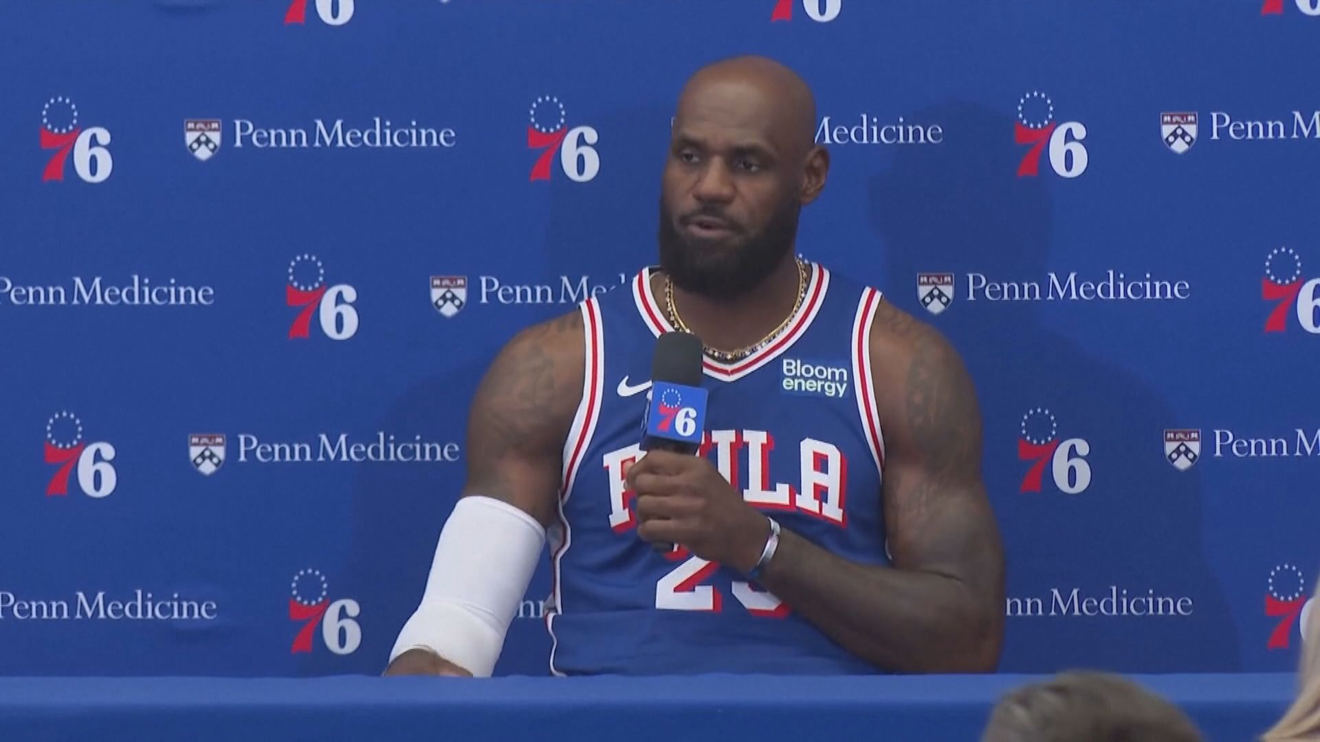 勒邦占士盼為七六人帶來經驗衝擊NBA總冠軍