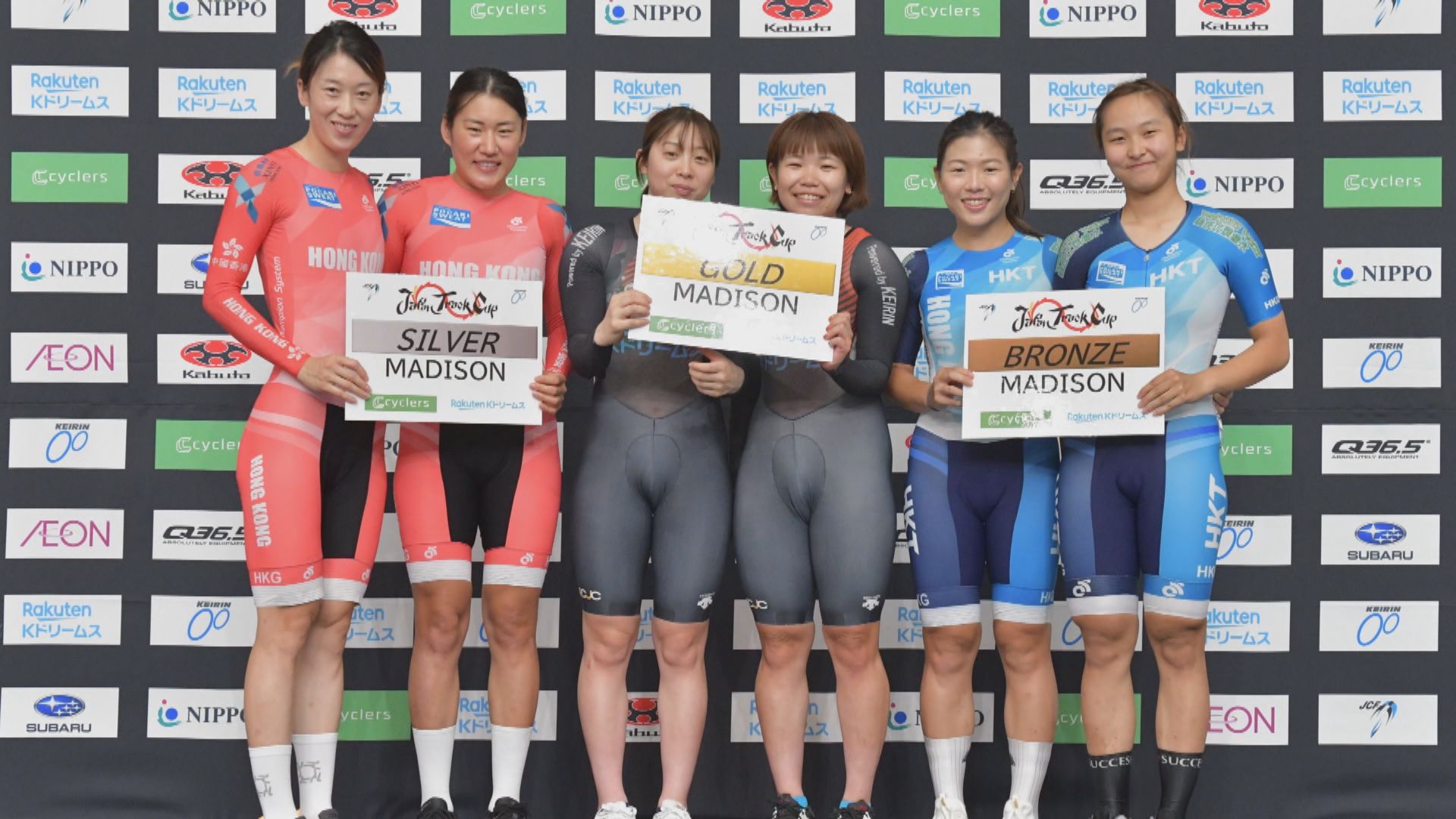 日本盃場地單車賽　港隊首日奪2銀2銅