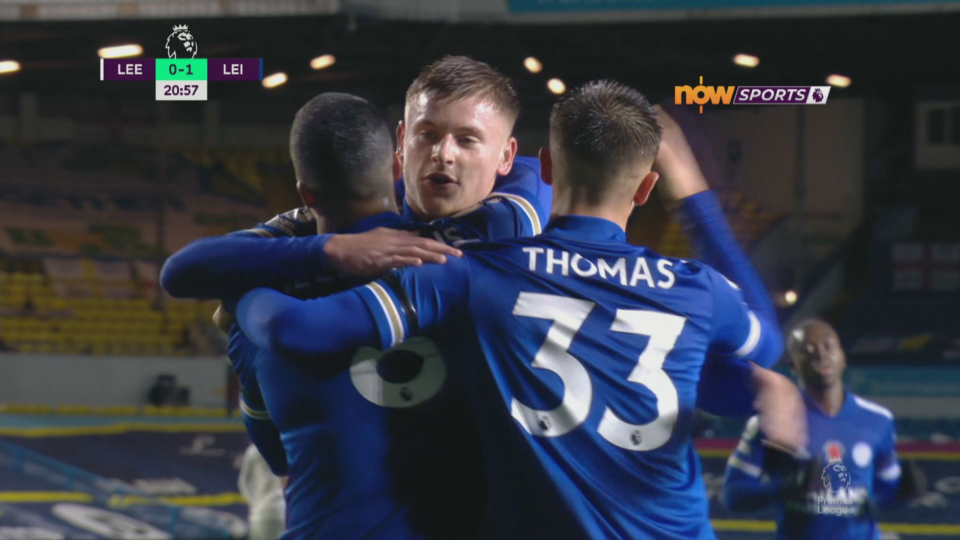 英超：列斯聯1:4李斯特城