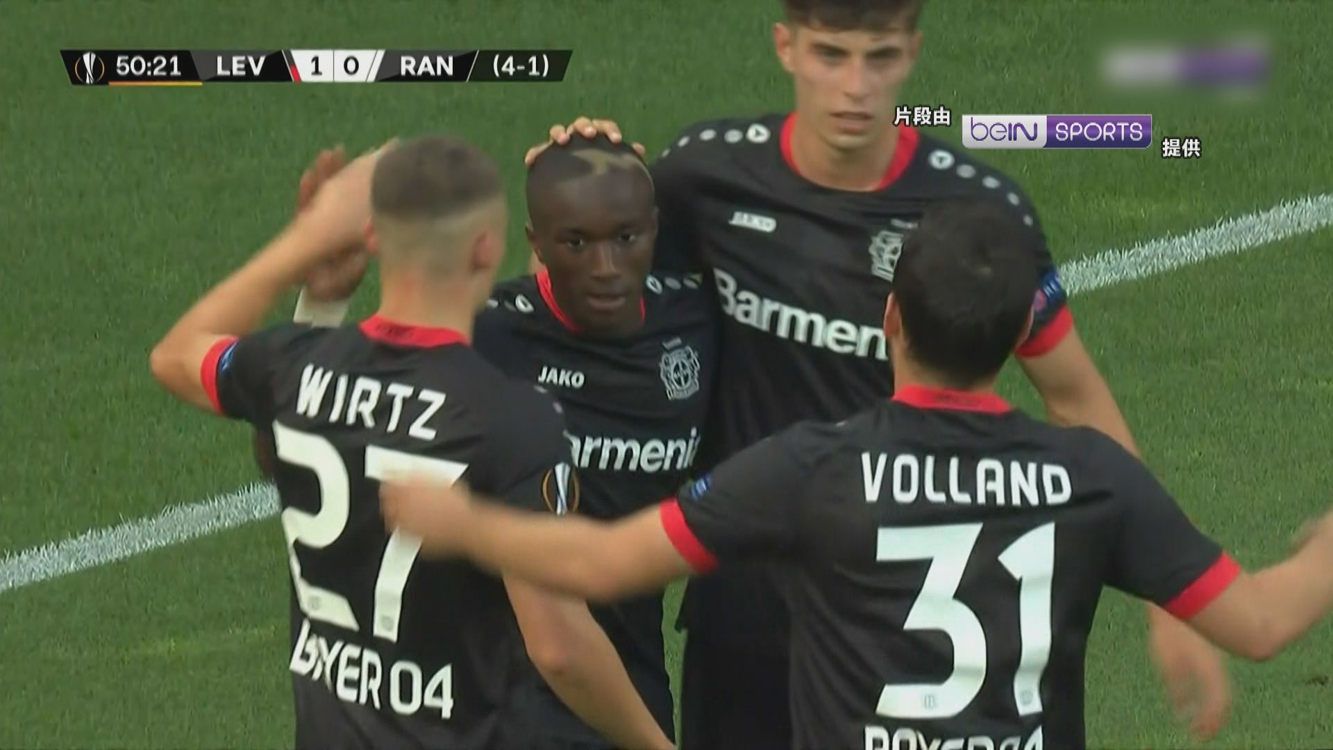 歐霸十六強　利華古遜1:0格拉斯哥流浪(4:1)