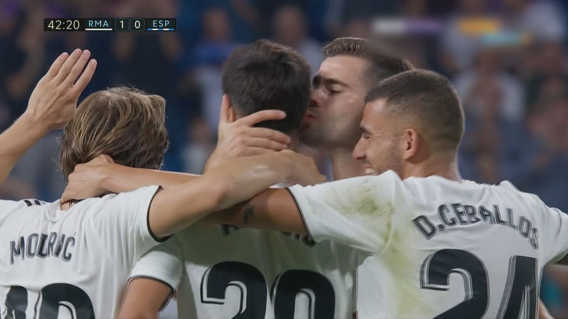 西甲　皇家馬德里1:0愛斯賓奴