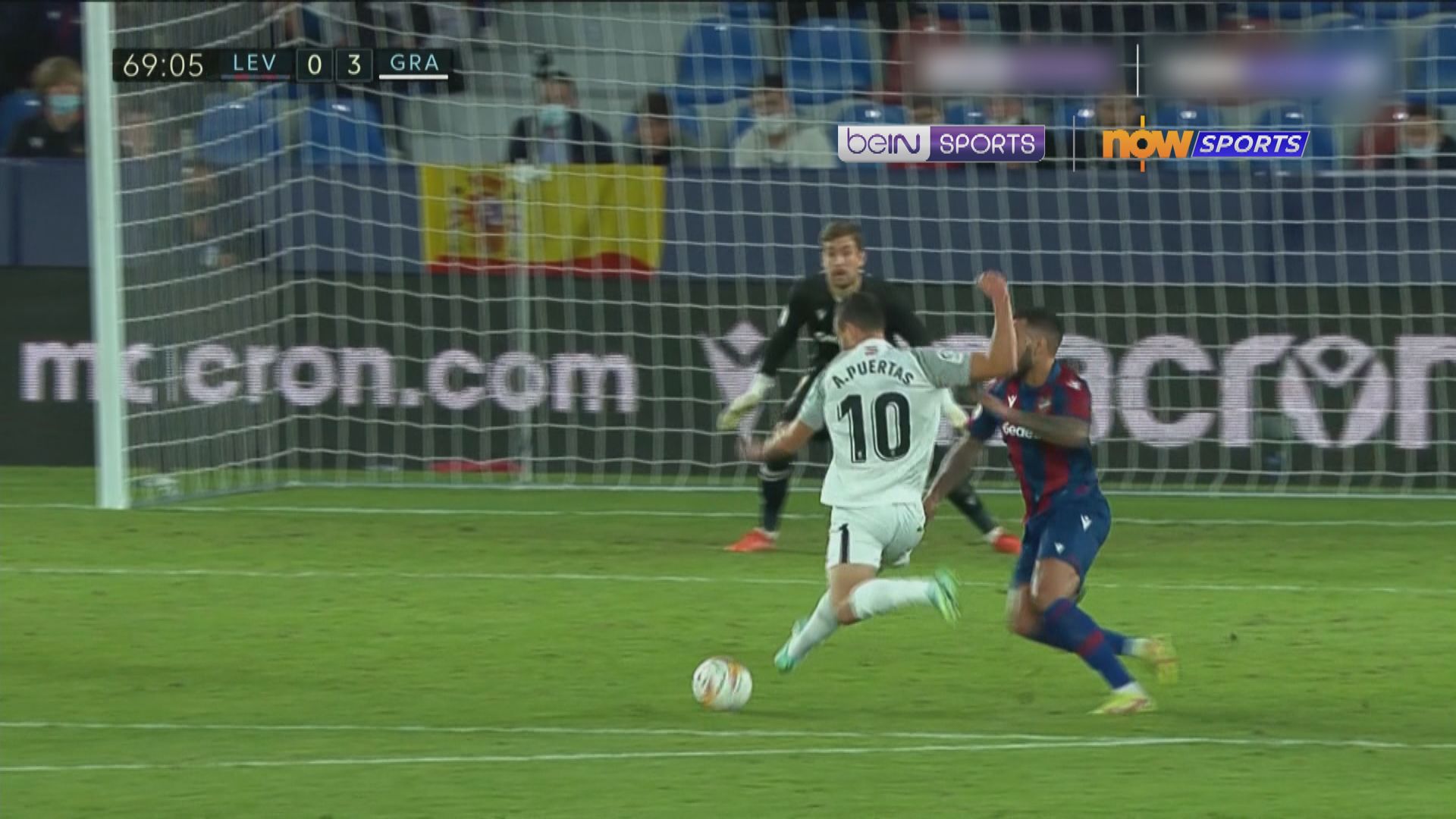 西甲　利雲特0:3格拉納達