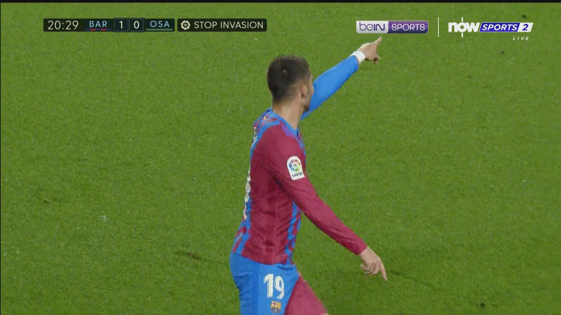 西甲　巴塞羅那4:0奧沙辛拿