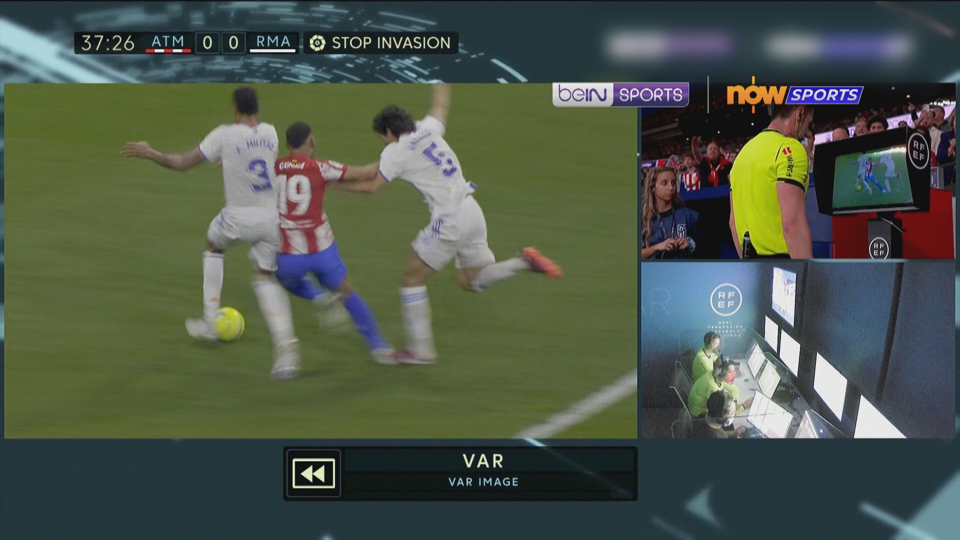 西甲　馬德里體育會1:0皇家馬德里